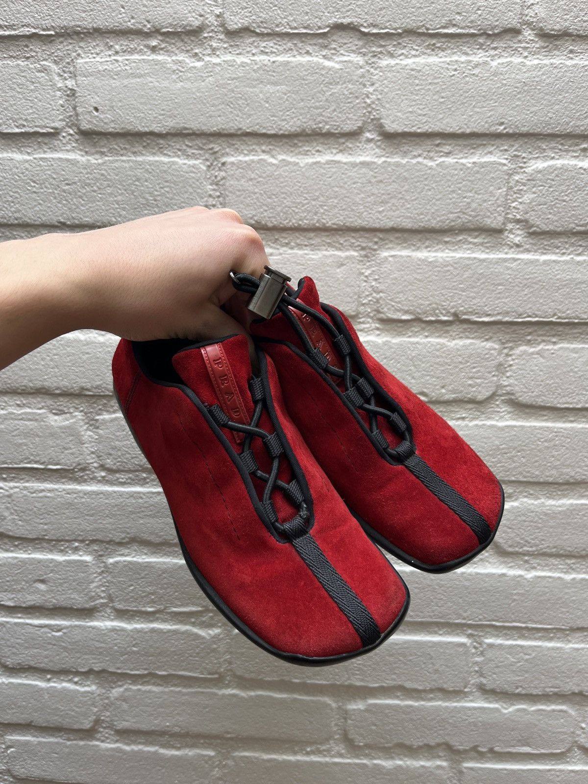 Prada Prada sport F/W 1999 linea Rossa suede sneakers Size US 4.5 / IT 34.5 - 6 Thumbnail