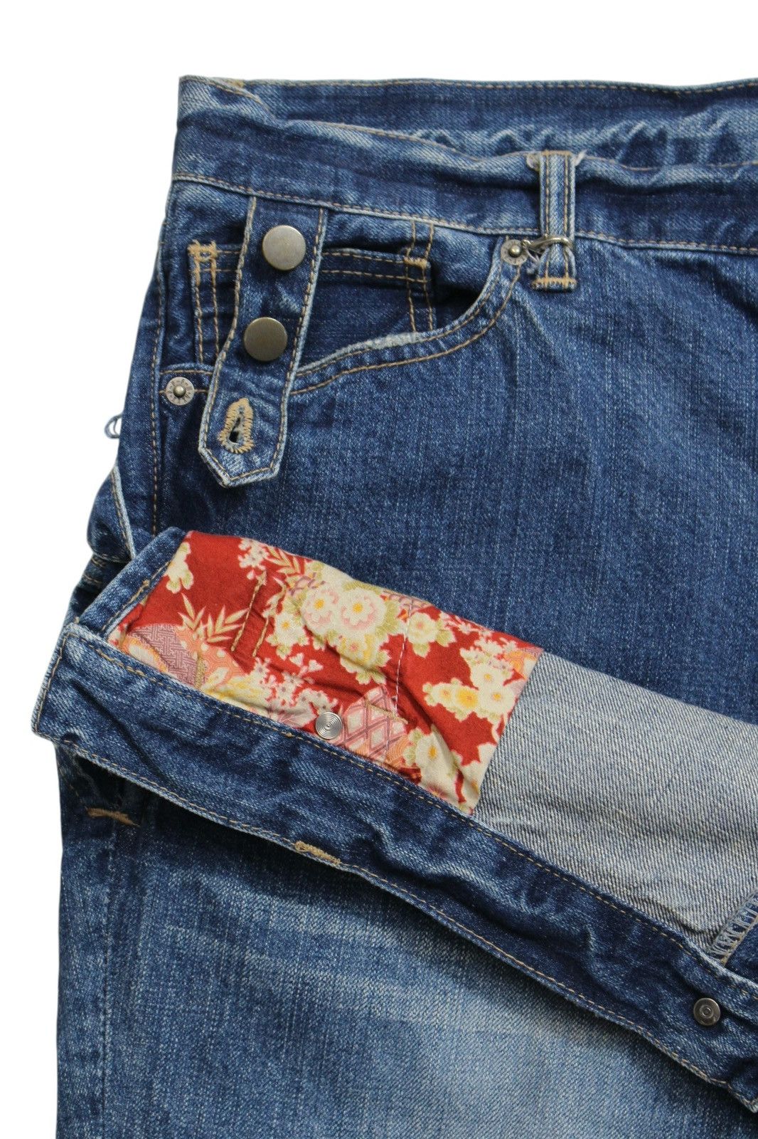 Hysteric Glamour 2006 PPFM CUSTOM PERFORMANCE DOUBLE LAYERED DENIM SHORTS Size US 36 / EU 52 - 5 Thumbnail