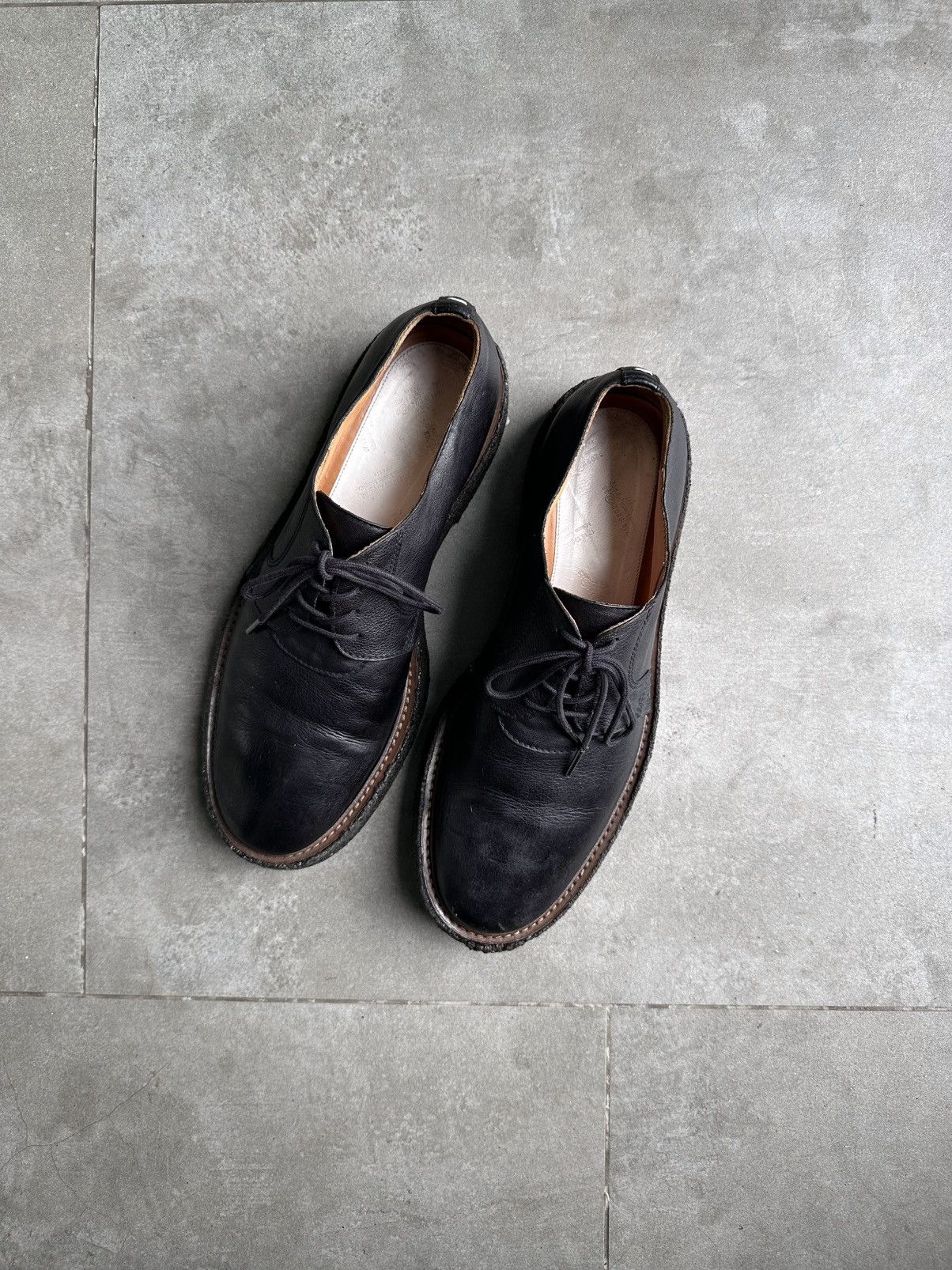 Maison Margiela AW14 CREPE SOLE DERBY SHOES Size US 10 / EU 43 - 8 Thumbnail