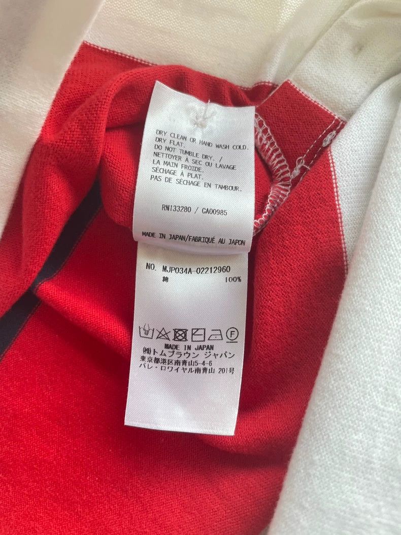 Thom Browne Thom Browne Full cotton long-sleeve POLO shirt Size US L / EU 52-54 / 3 - 7 Thumbnail