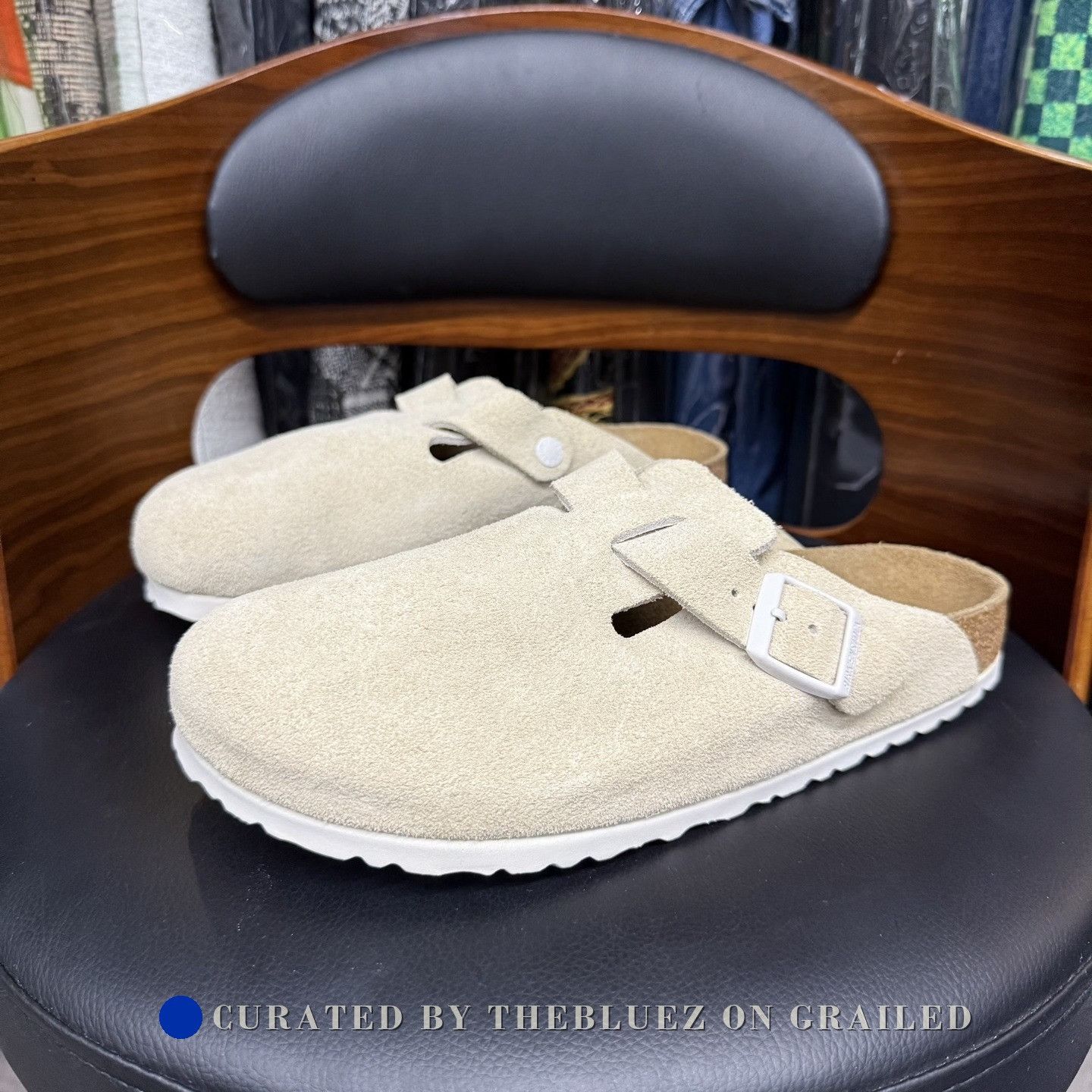 Birkenstock Birkenstock White Closed-Toe Slippers Size US 8 / EU 41 - 1 Thumbnail