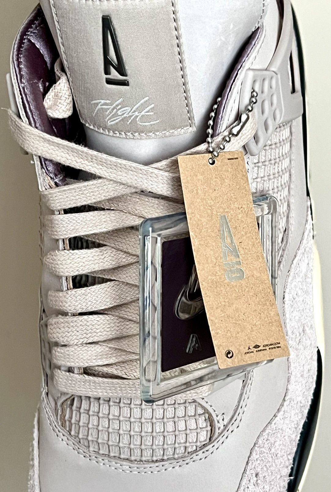 A Ma Maniere × Jordan Brand 12W/10.5M, Jordan 4 x A Ma Maniere, While You Were Sleeping Size US 10.5 / EU 43-44 - 3 Thumbnail