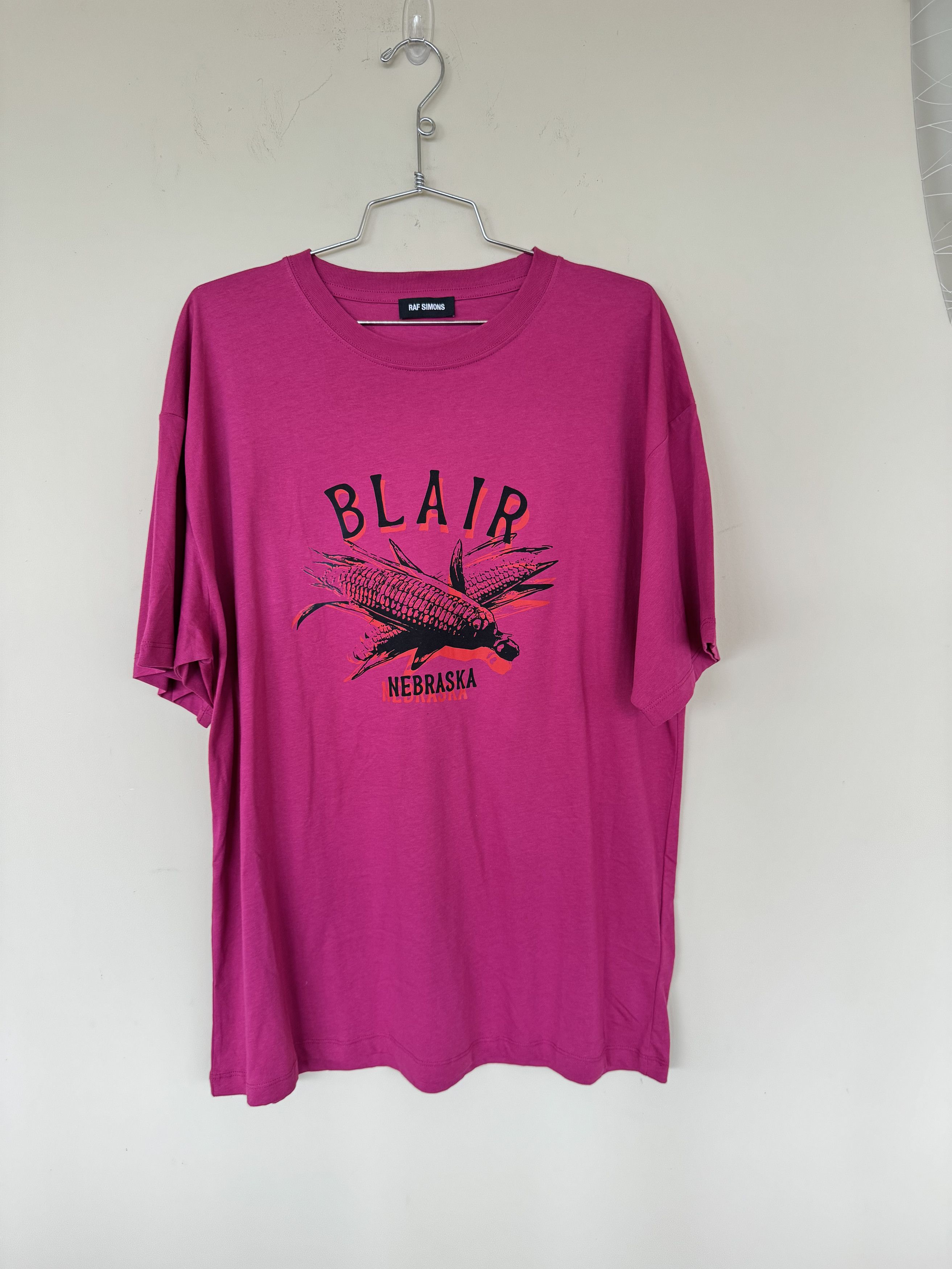 image of Raf Simons Blair Nebraska Shirt in Purple, Men's (Size XL)