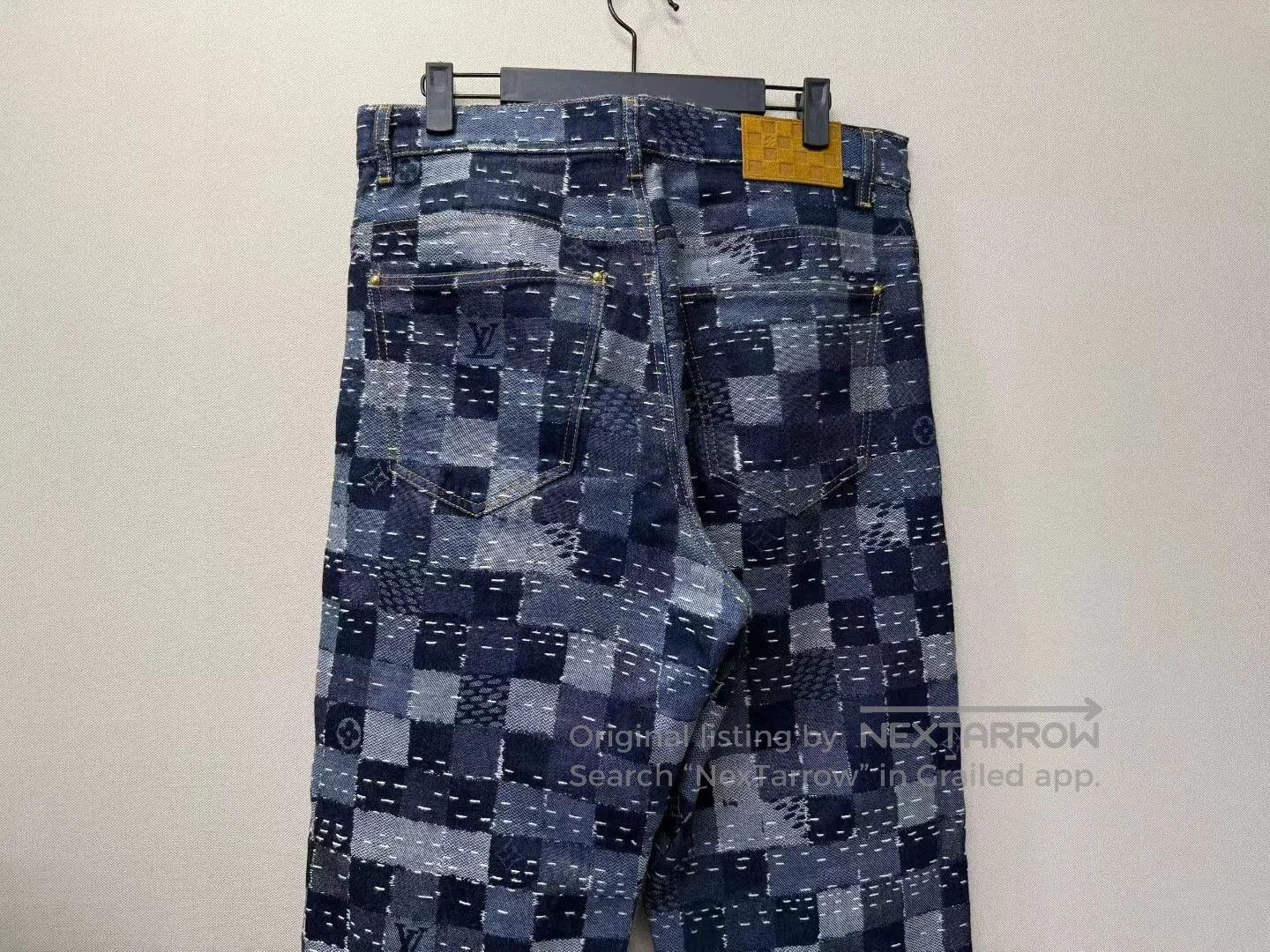 Louis Vuitton louis vuitton lv x nigo blue denim pants. Size US 30 / EU 46 - 5 Thumbnail