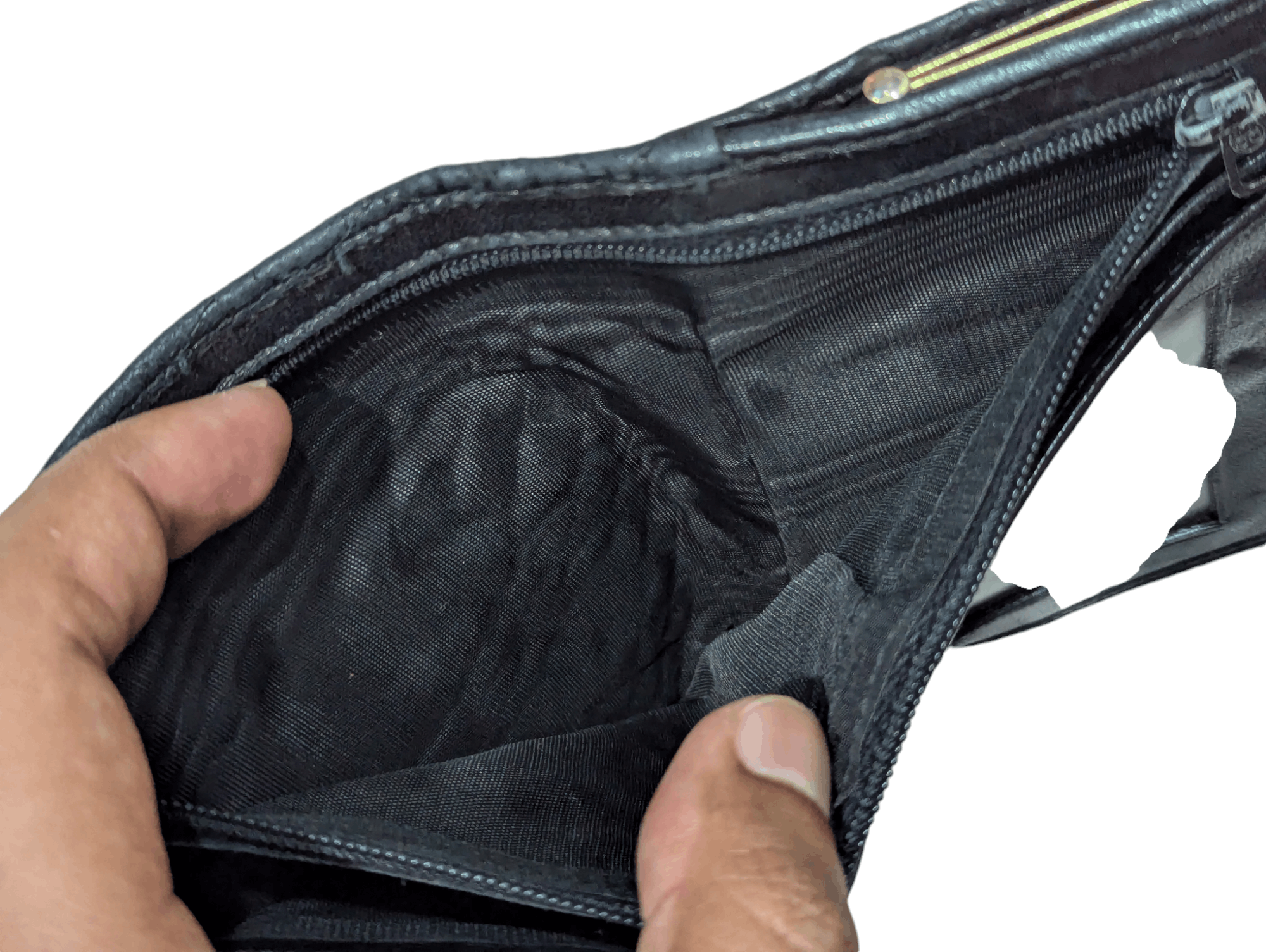 THRASHED BALLY QUILTED WALLET PURSE