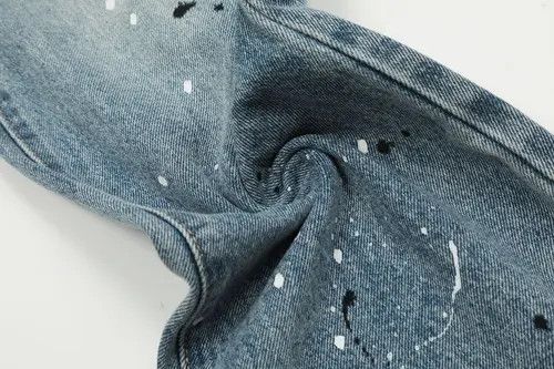 VIBE High street washed loose wide-leg ink-splashed flared jeans Size US 32 / EU 48 - 7 Thumbnail