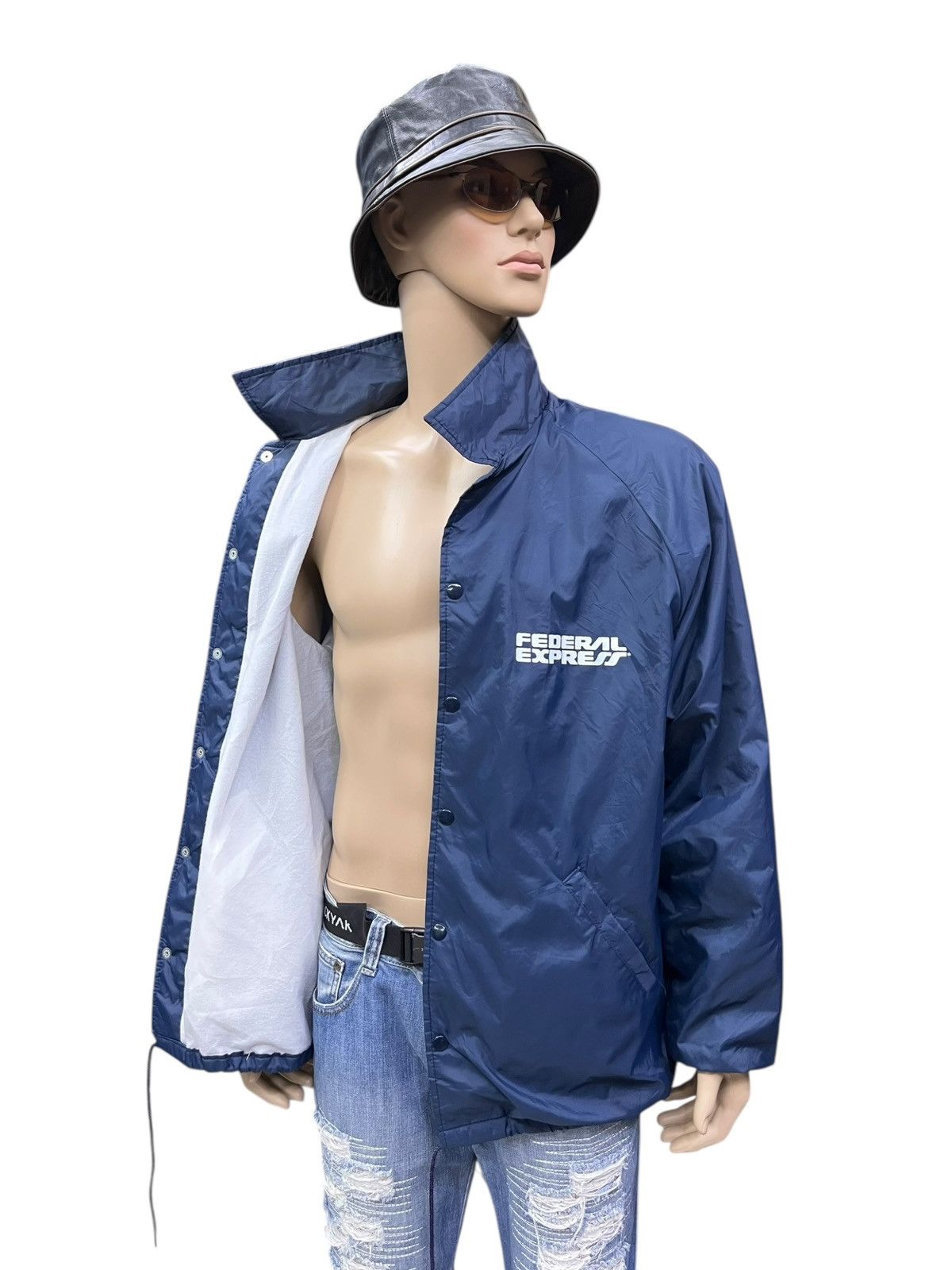 Vintage Vintage FedEx Coach Jacket - Made in USA Workwear Grail Size US L / EU 52-54 / 3 - 2 Thumbnail