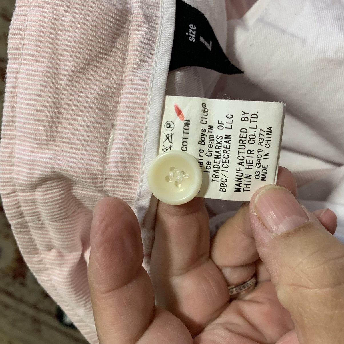 Billionaire Boys Club × Pharrell Seersucker Bermuda shorts Size US 34 / EU 50 - 8 Thumbnail