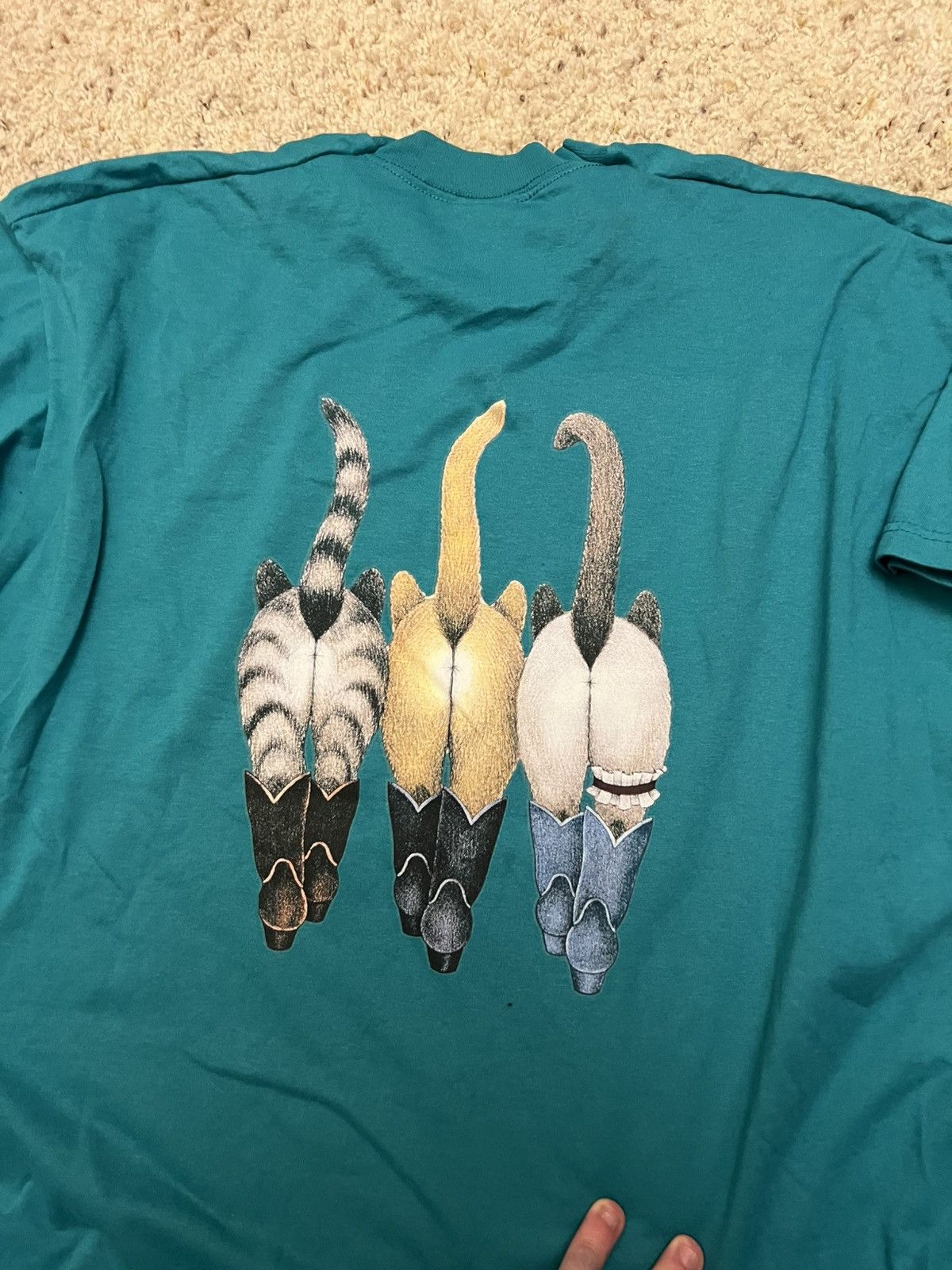 Vintage × basketcase gallery Vintage Reno Cowboy Cats Tee Size US XXL / EU 58 / 5 - 3 Thumbnail