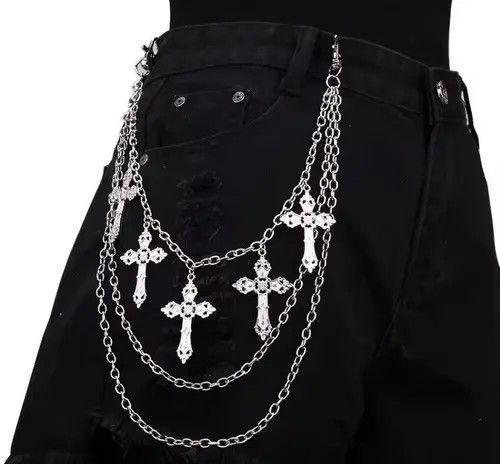 Garbage TV multi-layer cross pant chain Size ONE SIZE - 9 Thumbnail