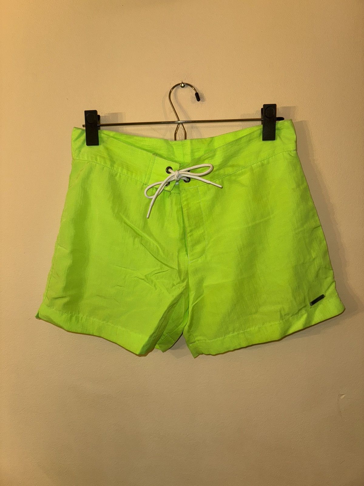 Parke & Ronen Parke & Ronen Neon Green Swim Trunks, 28W Size US 28 / EU 44 - 1 Thumbnail