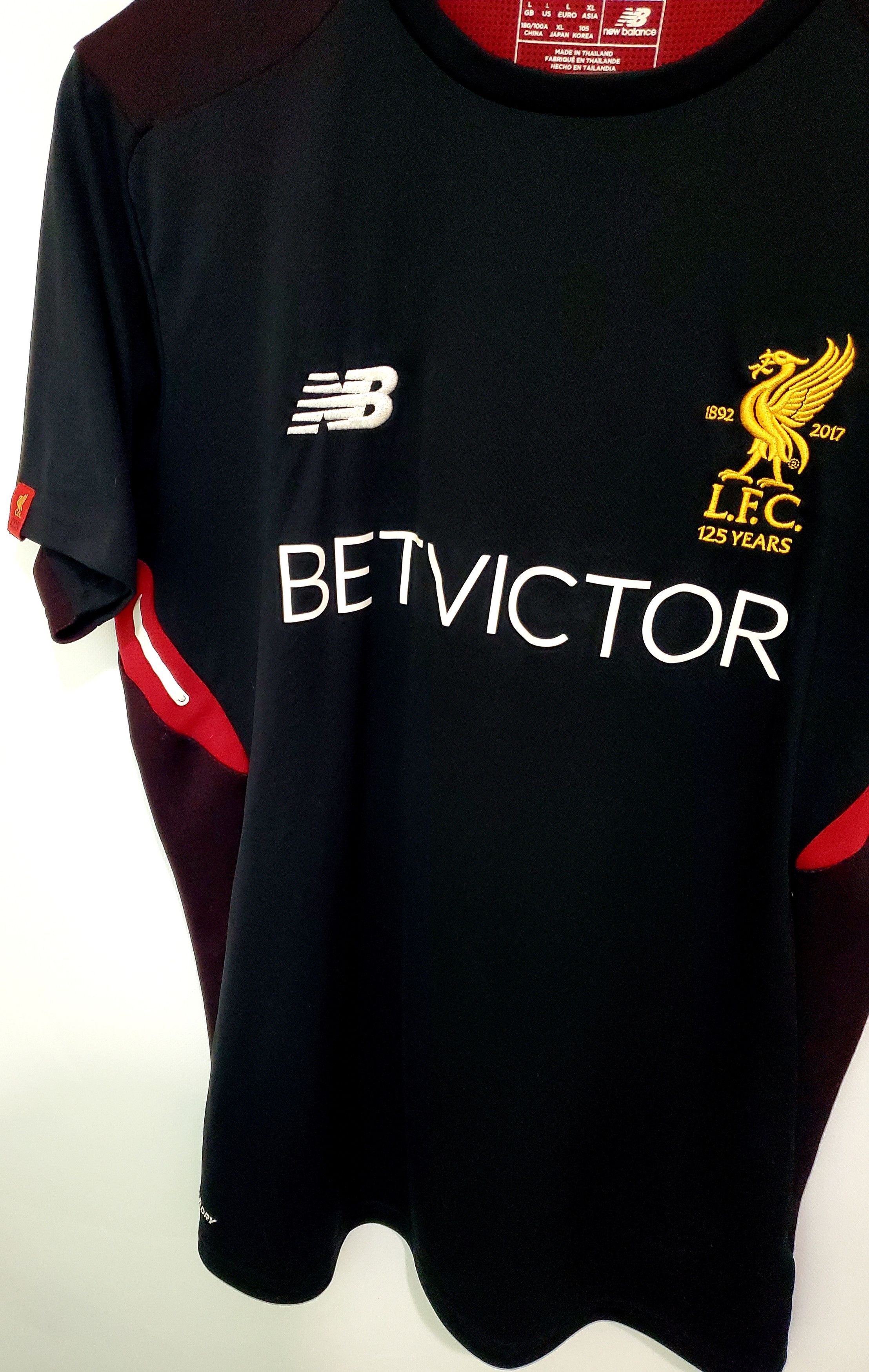 New Balance Liverpool 2017 soccer jersey 125 Years size M Size US M / EU 48-50 / 2 - 2 Thumbnail