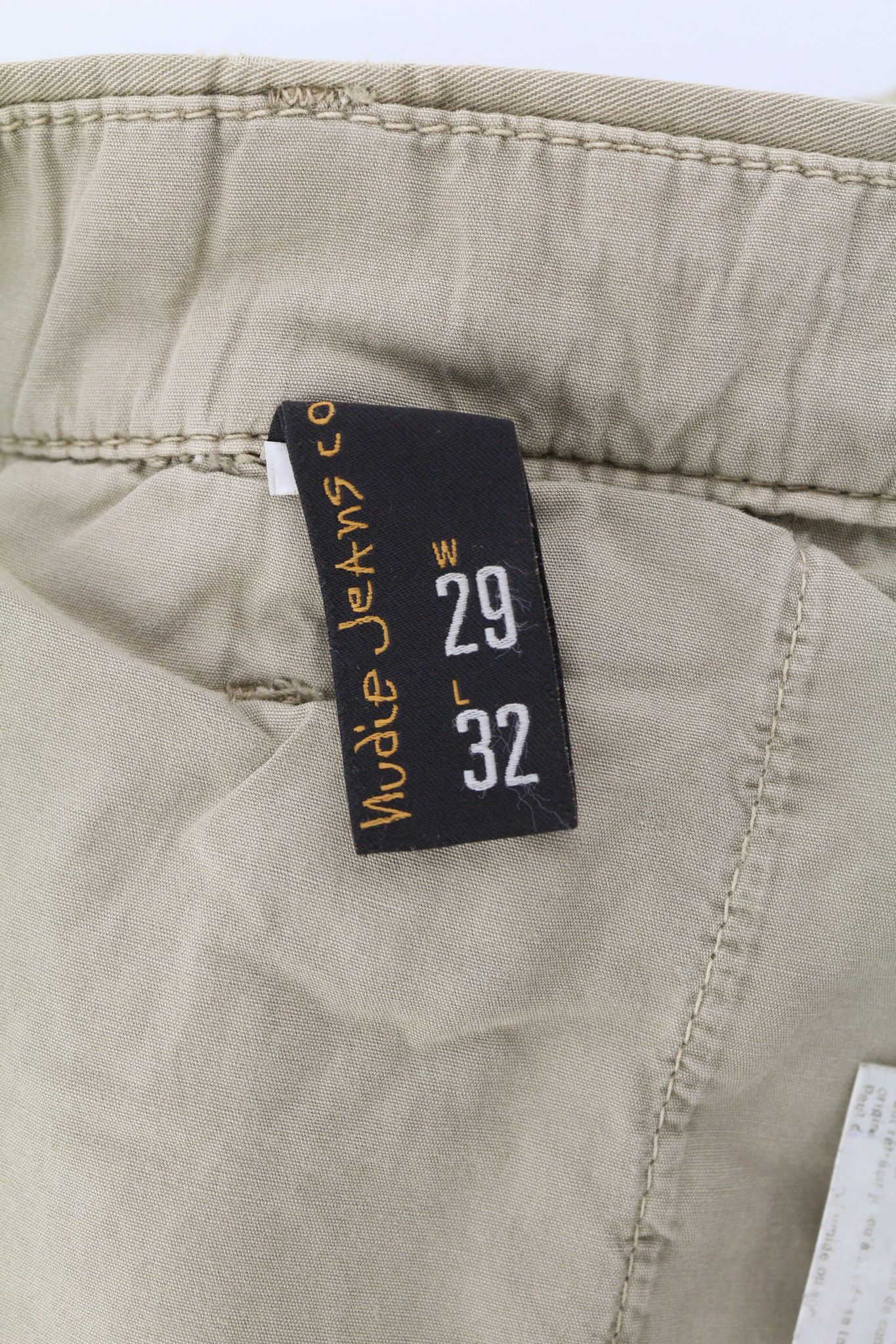 Nudie Jeans KHAKI REGULAR W29/L32 Beige Chino Trousers 82656 Size US 29 - 7 Thumbnail