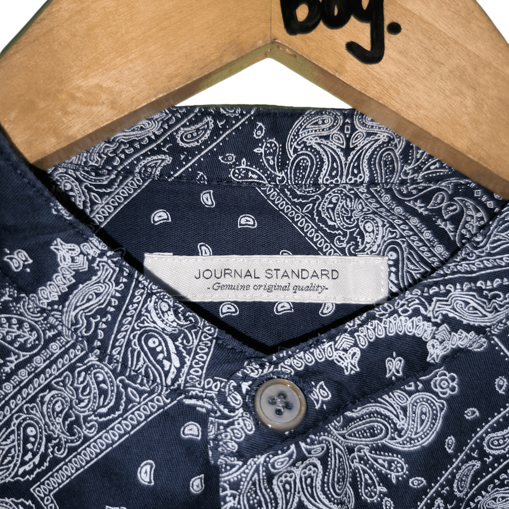 Japanese Brand × Journal Standard Journal Standart Paisley Bandana Colarless Shirt Size US S / EU 44-46 / 1 - 2 Thumbnail