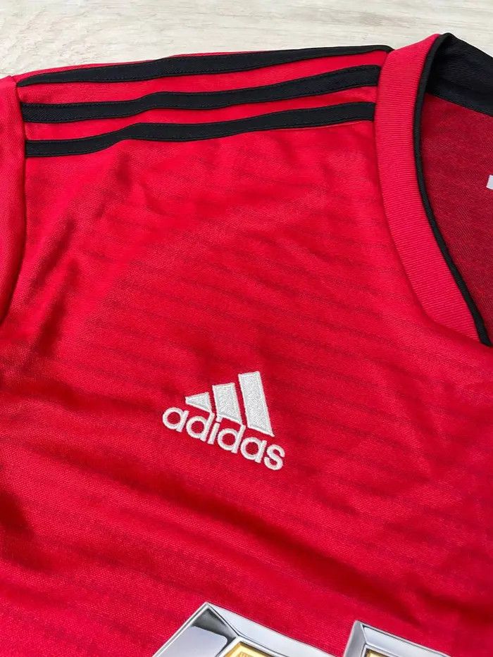 Adidas Adidas Manchester United 2018 2019 Home Soccer Shirt Jersey Size US L / EU 52-54 / 3 - 6 Thumbnail