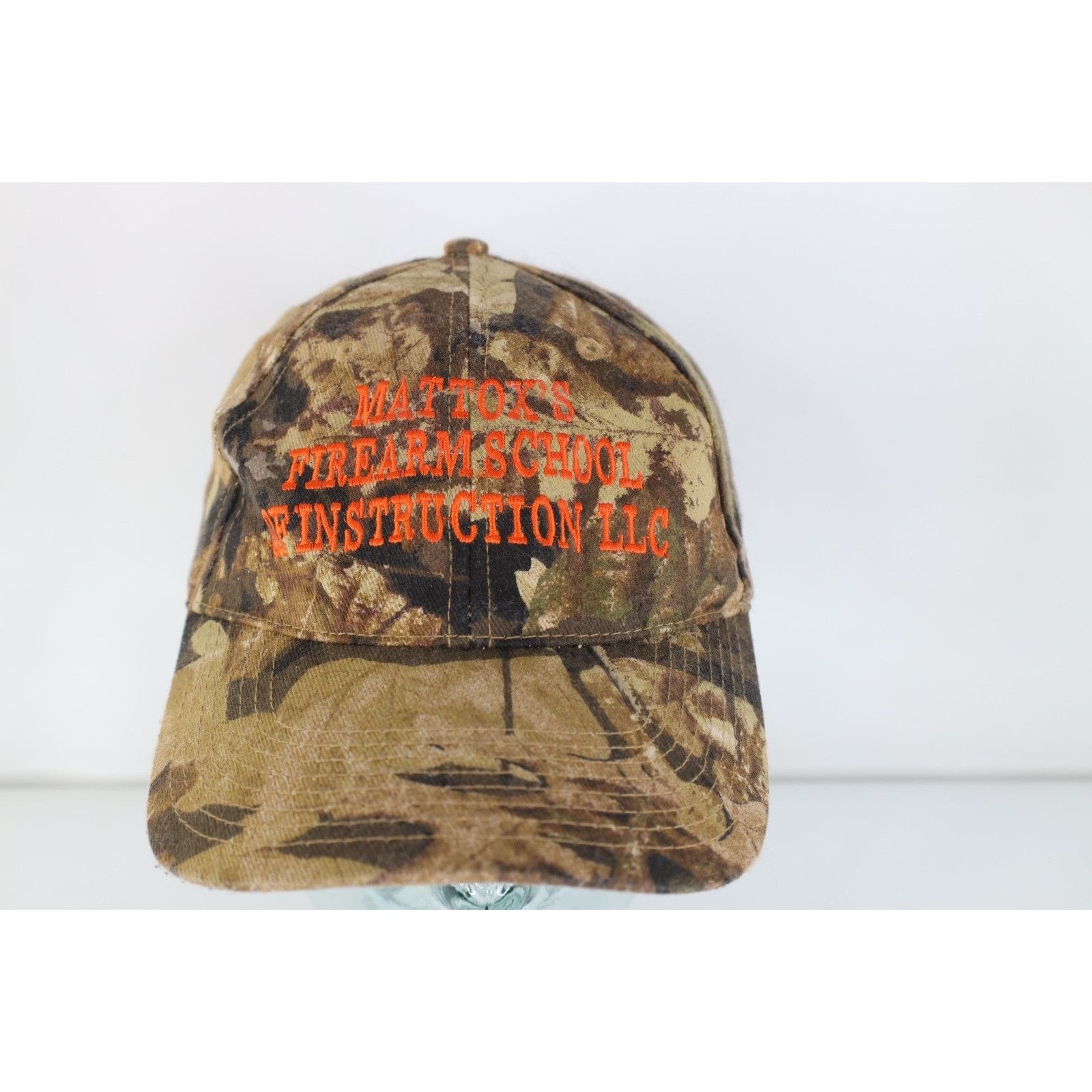 Vintage Vintage 90s Mattoxs Firearm School Camouflage Hat Size ONE SIZE - 1 Thumbnail