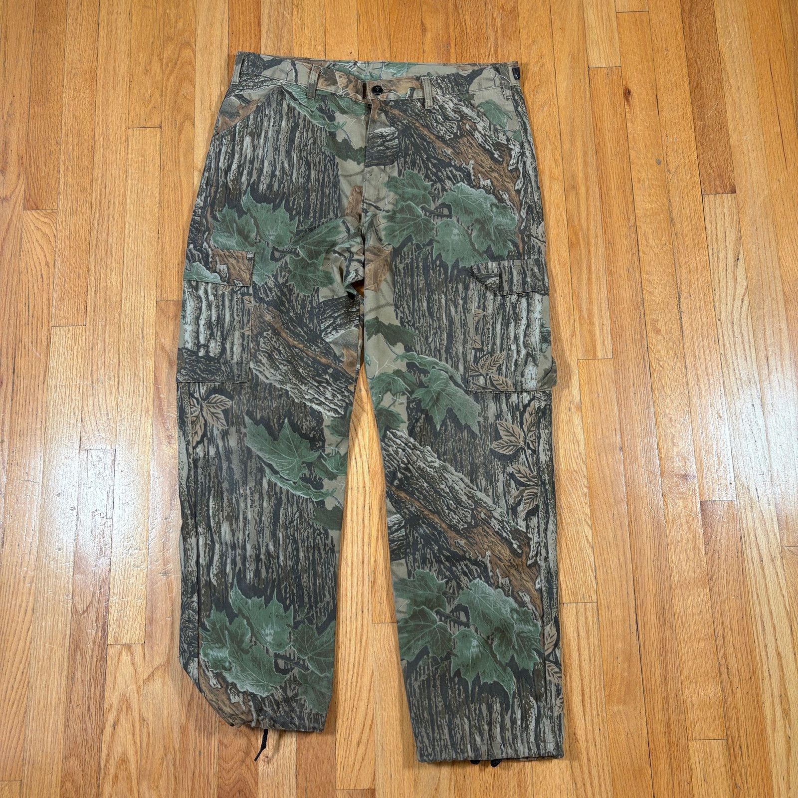 Vintage Vintage 90s Woodland Camo Liberty Hunting Pants 38x31 Size US 38 / EU 54 - 1 Thumbnail