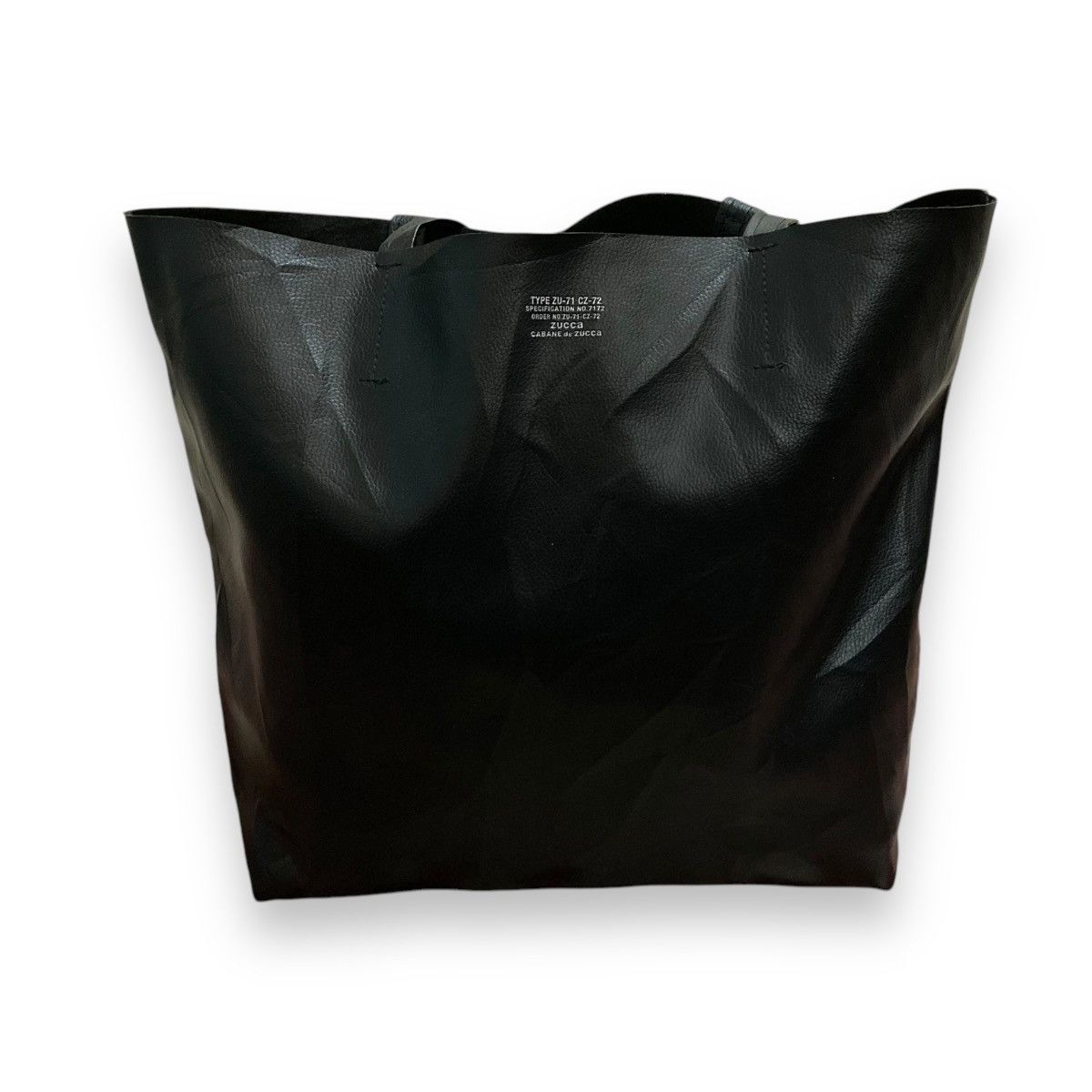 Issey Miyake 🇯🇵 CABANE DE ZUCCA LEATHER TOTE BAG Size ONE SIZE - 3 Thumbnail