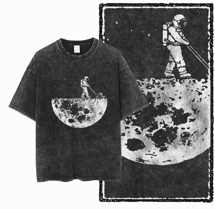 Japanese Brand Washed Out Style Mopping Moon Size US M / EU 48-50 / 2 - 4 Thumbnail