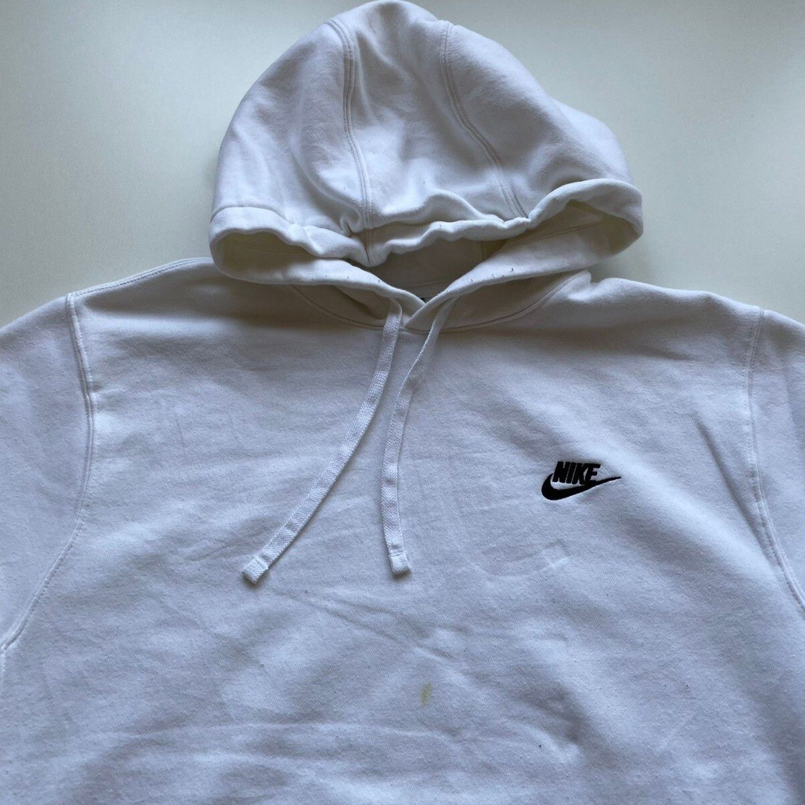 Nike Vintage Y2K Nike Sportswear Swoosh Hoodie Large White Rare Size US L / EU 52-54 / 3 - 2 Thumbnail