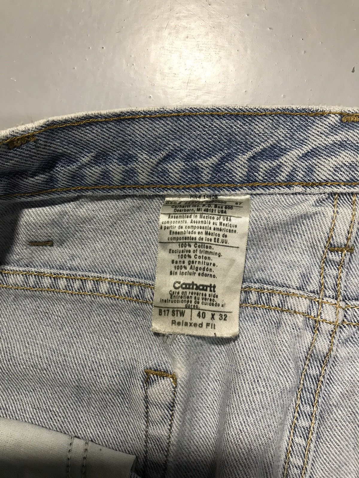 Carhartt Vintage carhartt B17 STW printed denim Size US 40 / EU 56 - 7 Thumbnail