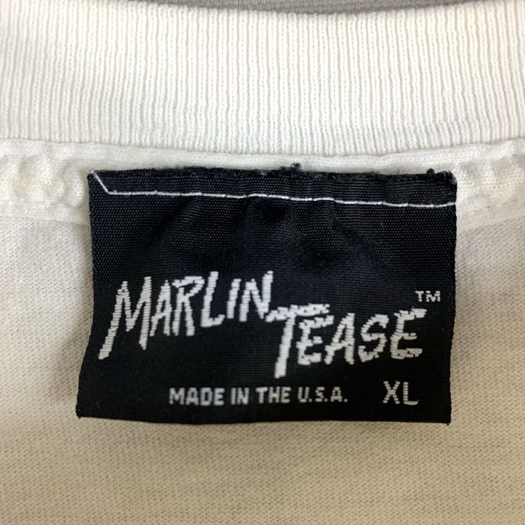 Vintage VINTAGE Marlin Tease Shirt I Love Lucy CBS 1992 Single Stitch Adult Large White Graphic Print Mens Size US L / EU 52-54 / 3 - 4 Thumbnail