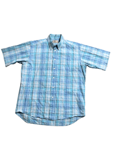 Burberry Vintage Thomas Burberry Checkered Button Up Shirt Size L Size US L / EU 52-54 / 3 - 1 Thumbnail