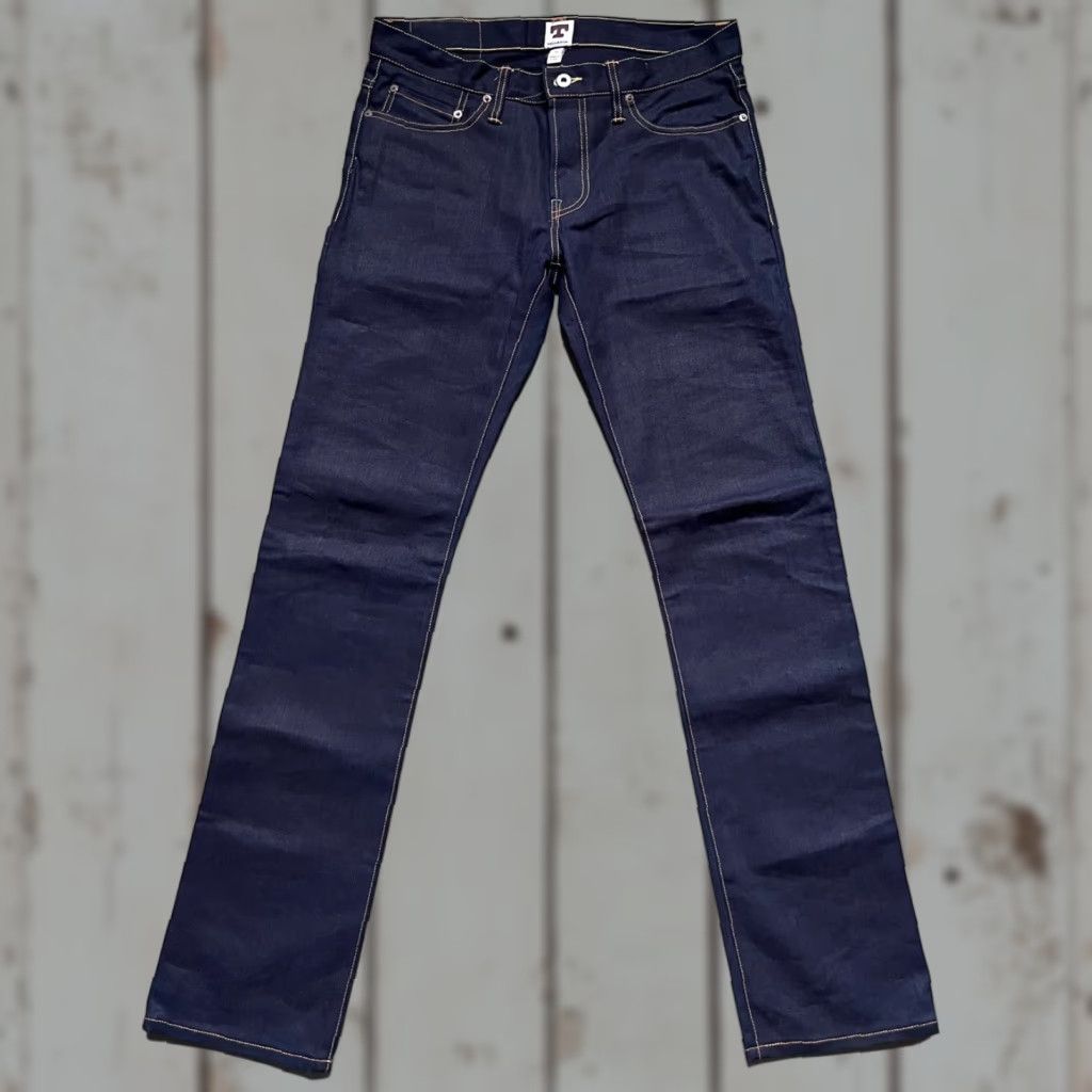 Tellason Tellason Jeans Blue Denim 31 Regular Men Made In USA Selvedge USA Vintage? Size US 31 - 1 Thumbnail
