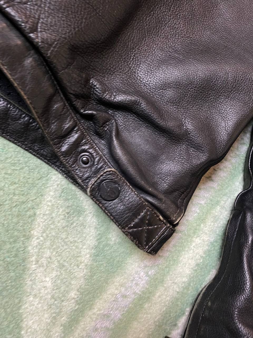 Vintage MOTO Vintage Black Leather Jacket REV'IT! Streetwear Size US XL / EU 56 / 4 - 19 Thumbnail
