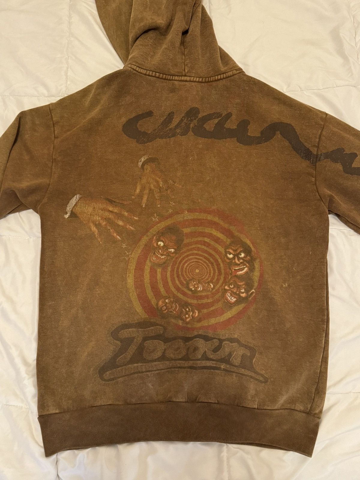 Travis Scott TRAVIS SCOTT UTOPIA TOUR BROWN HOODIE Size US M / EU 48-50 / 2 - 3 Thumbnail