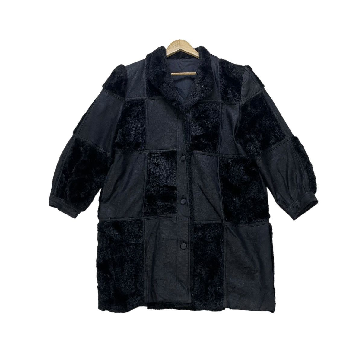 Issey Miyake × Japanese Brand Japanese Brand Pacthwork Faux Fur Jacket Size M / US 6-8 / IT 42-44 - 1 Thumbnail