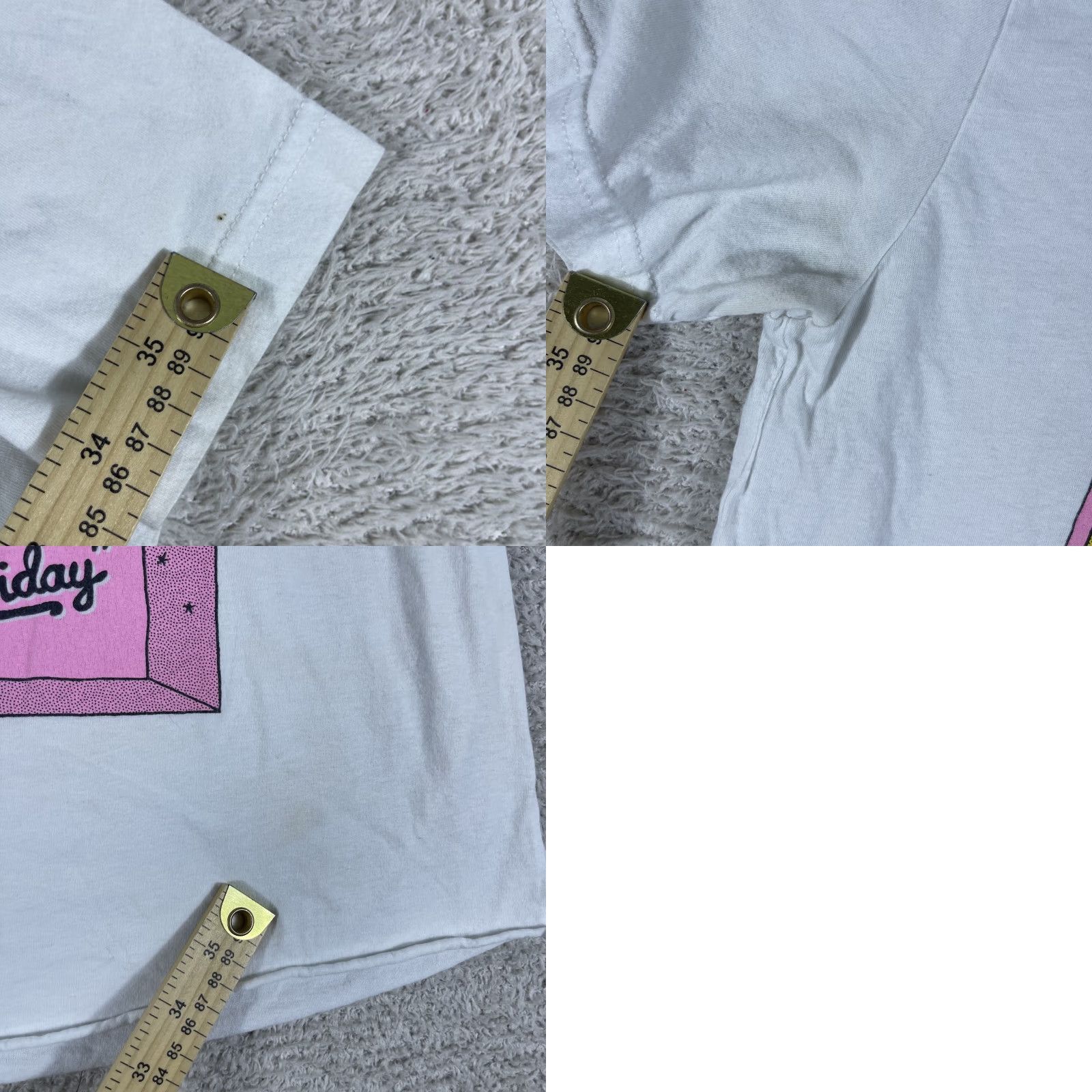 Vintage Palehound T-Shirt Adult Medium White Cropped Indie Punk Band Tour Mens Size US M / EU 48-50 / 2 - 8 Thumbnail