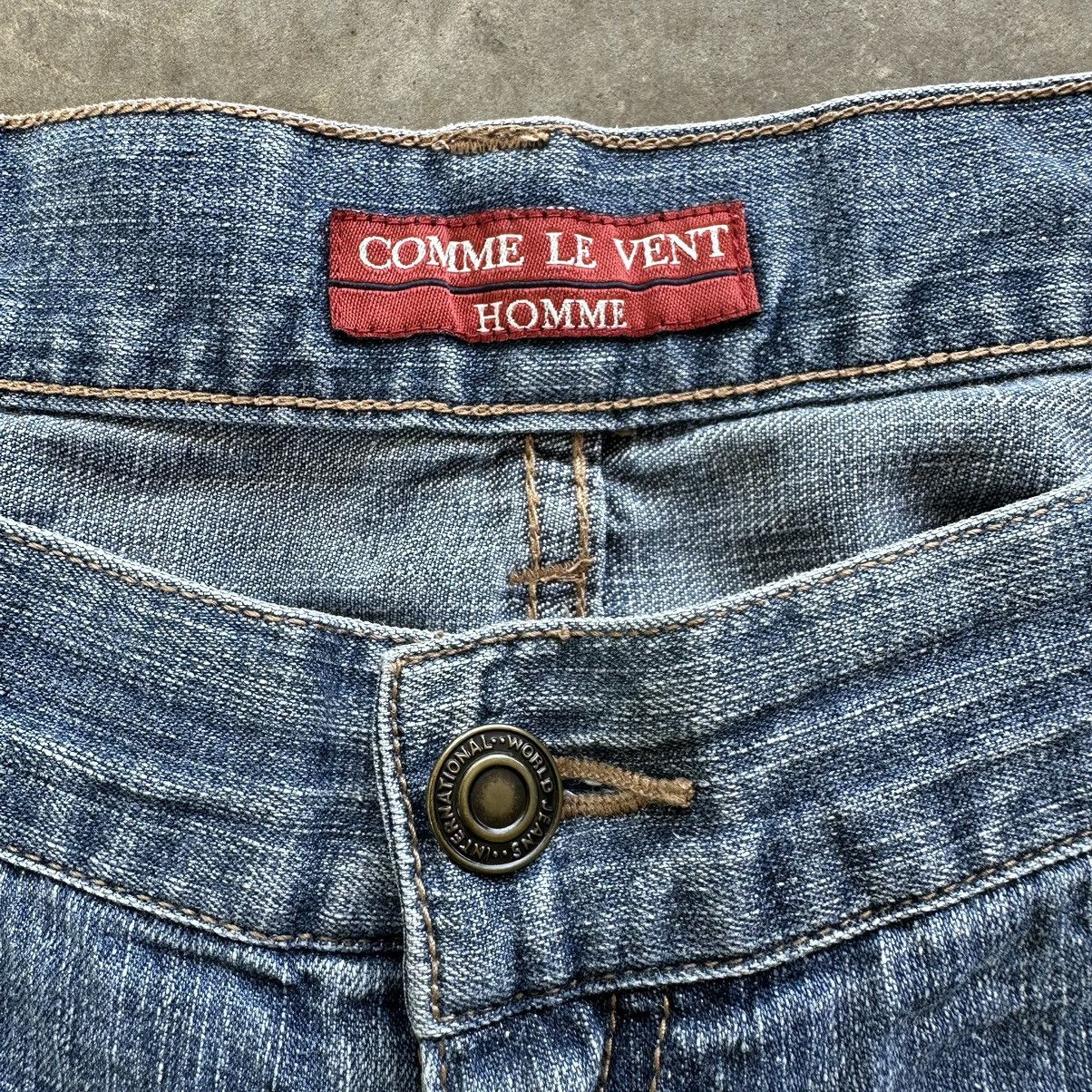 Japanese Brand Vintage Comme Le Vent Homme Faded Distressed Denim Jean Pant Size US 36 / EU 52 - 6 Thumbnail
