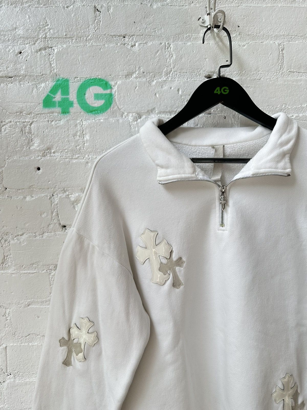 Chrome Hearts CHROME HEARTS CROSS PATCH ZIP UP SWEATER Size US S / EU 44-46 / 1 - 3 Thumbnail