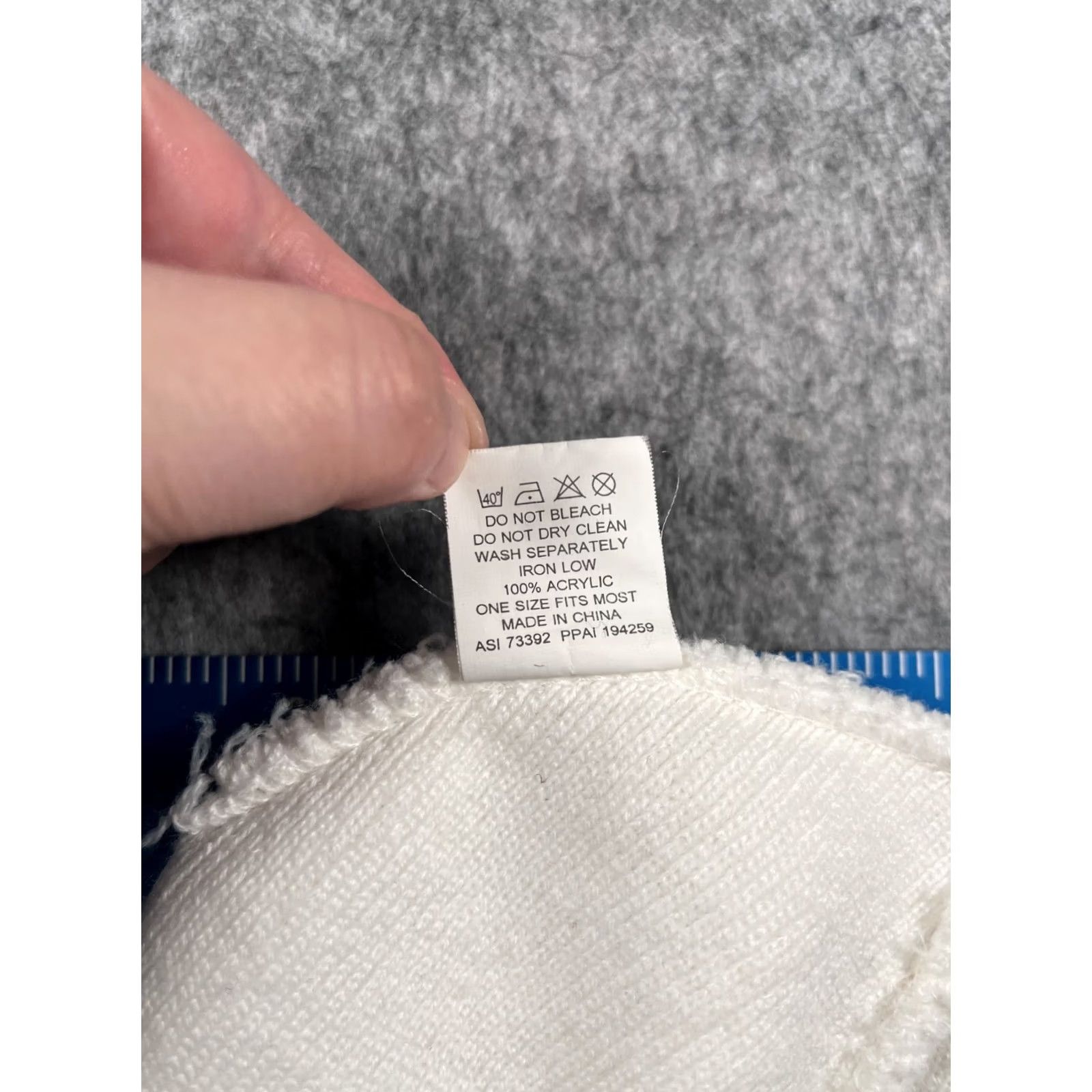 Vintage Apollo USA Beanie Adult One Size White 100% Acrylic Ski Camp Outdoors Knit Beanie Mens Womens Unisex Accessories Size ONE SIZE - 7 Thumbnail