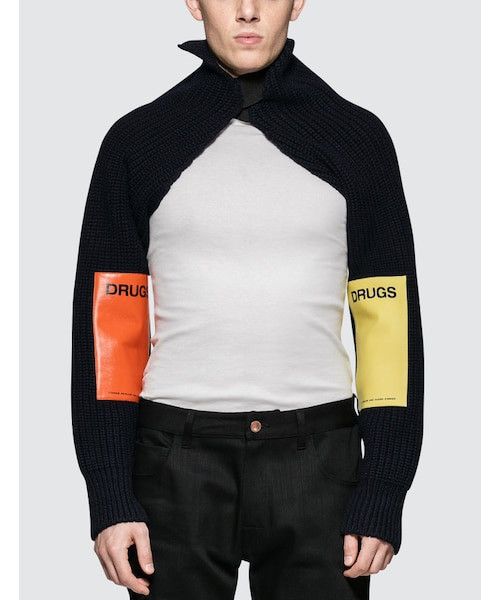 Raf Simons 18FW DRUG KNIT SLEEVES Size US XL / EU 56 / 4 - 3 Thumbnail