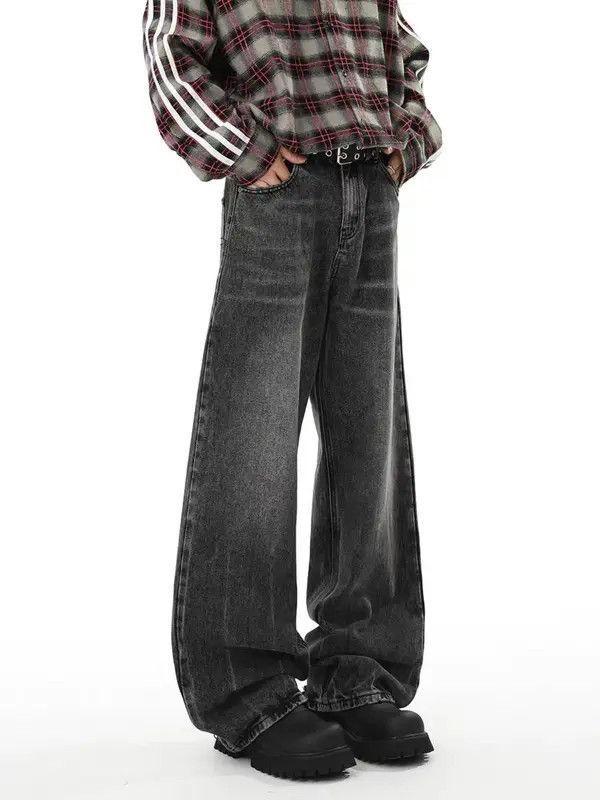 VIBE Washed street hip hop Y2K baggy vintage jeans Size US 34 / EU 50 - 4 Thumbnail