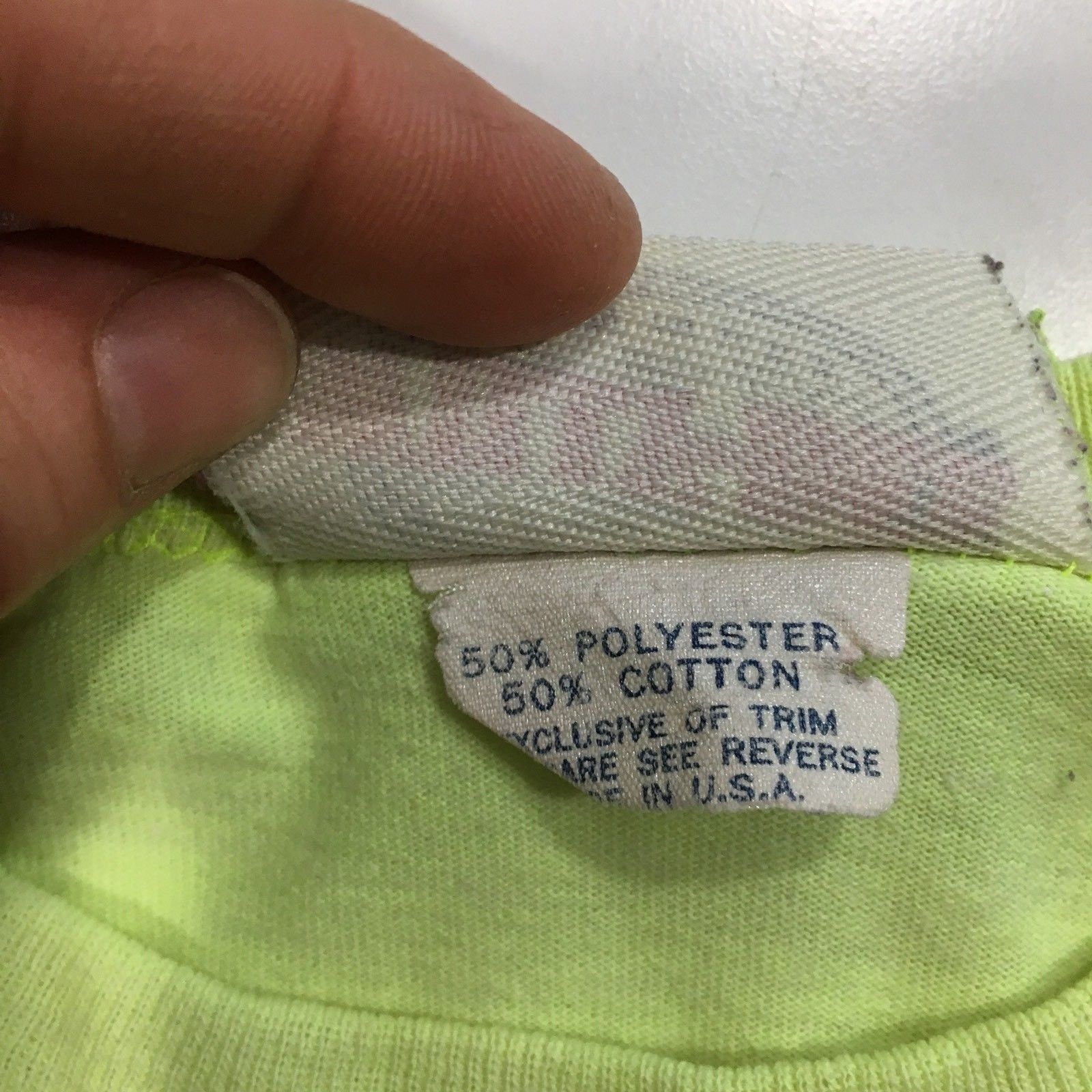 Other 80's Wind Surf n LA Surfer Beach NEON 50/50 CROPPED T Shirt Size US M / EU 48-50 / 2 - 4 Thumbnail