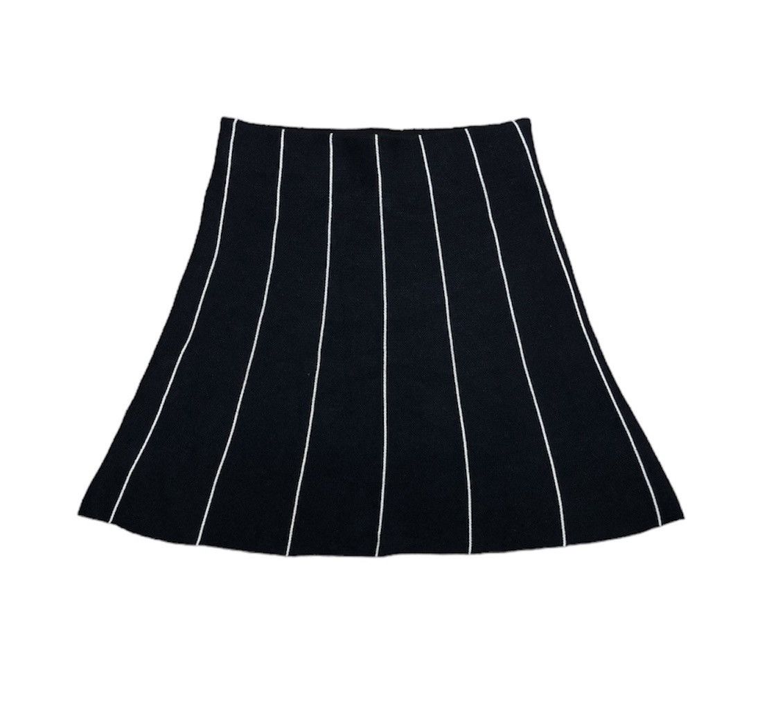 Japanese Brand MILA OWEN Made In Japan Stripe Mini Skirt #2633-94 Size 28" / US 6 / IT 42 - 5 Thumbnail