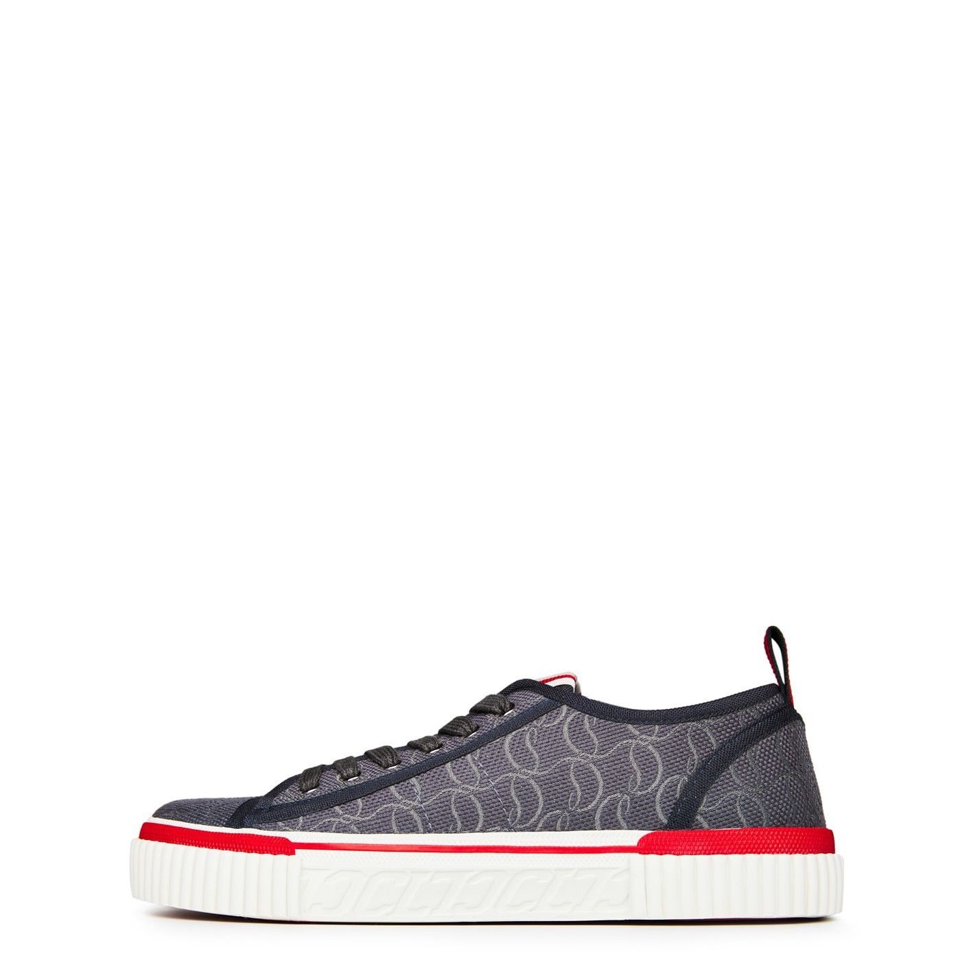 Christian Louboutin Pedro Logo-Jacquard Canvas Sneakers Size US 8 / EU 41 - 3 Thumbnail