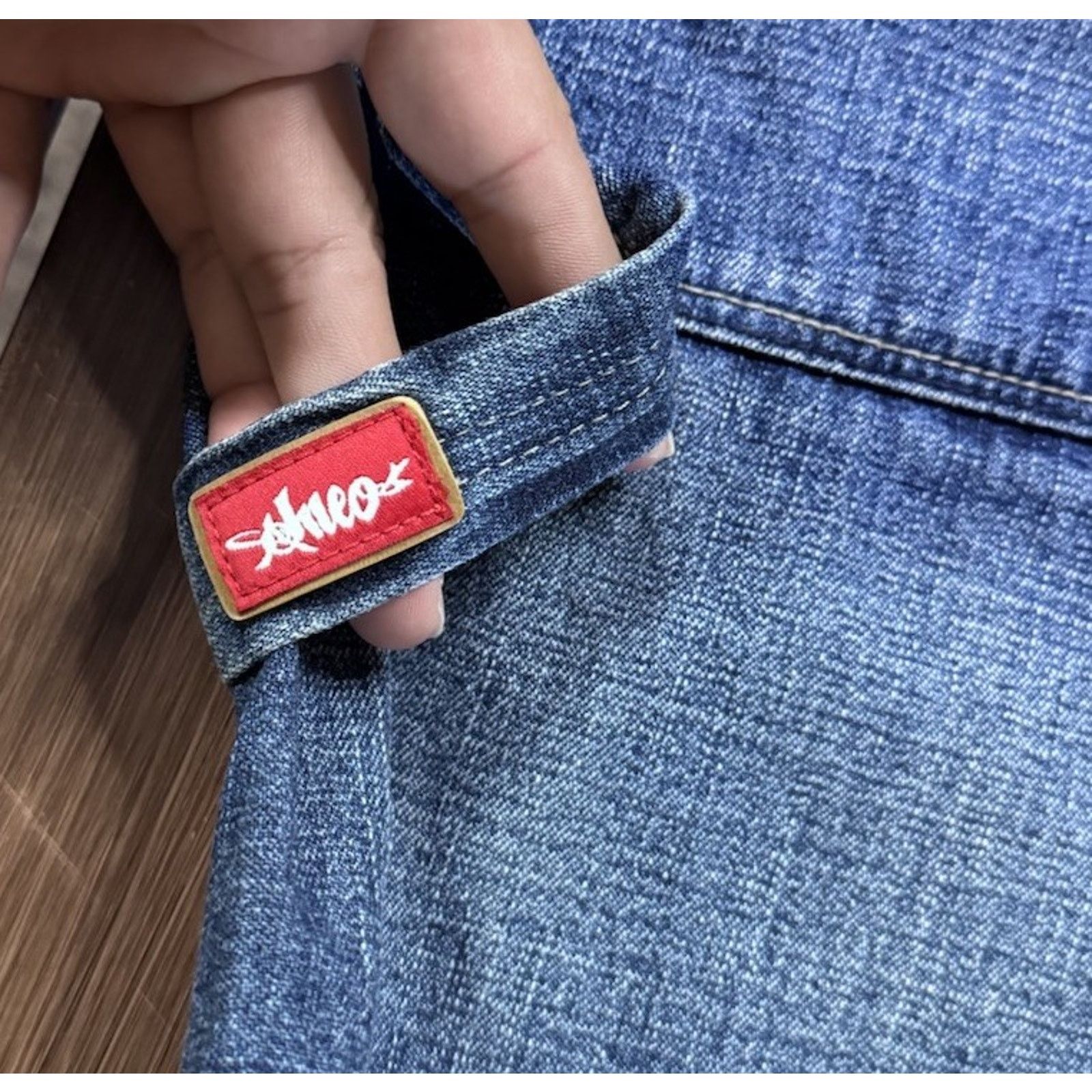 JNCO Vintage JNCO Jeans Jorts Skull Logo, 30 Waist Y2k Skater Size US 30 / EU 46 - 4 Thumbnail