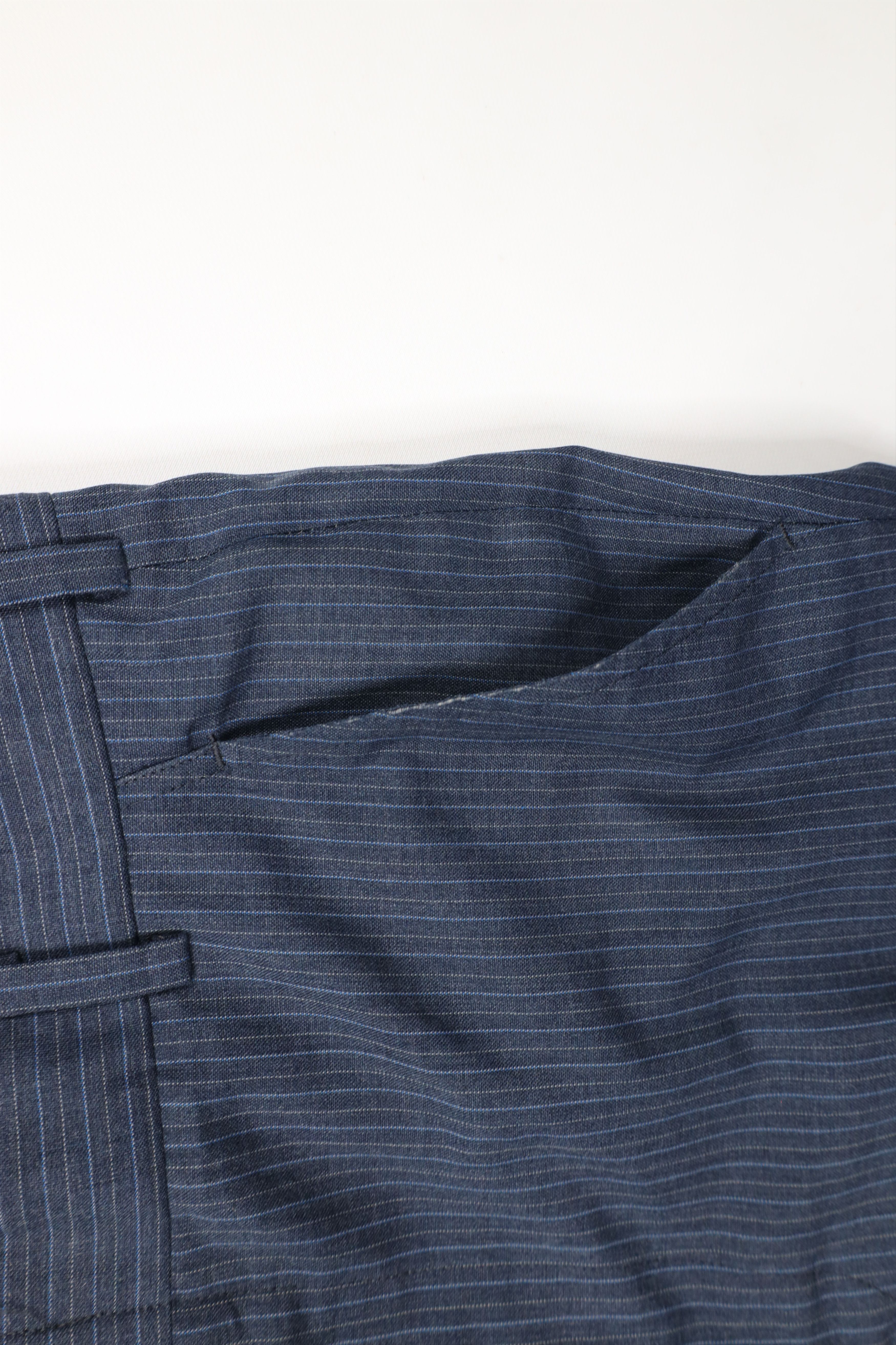 Vintage Vintage 70s Streetwear Pinstriped Bell Bottoms Pants USA Size US 32 / EU 48 - 9 Thumbnail