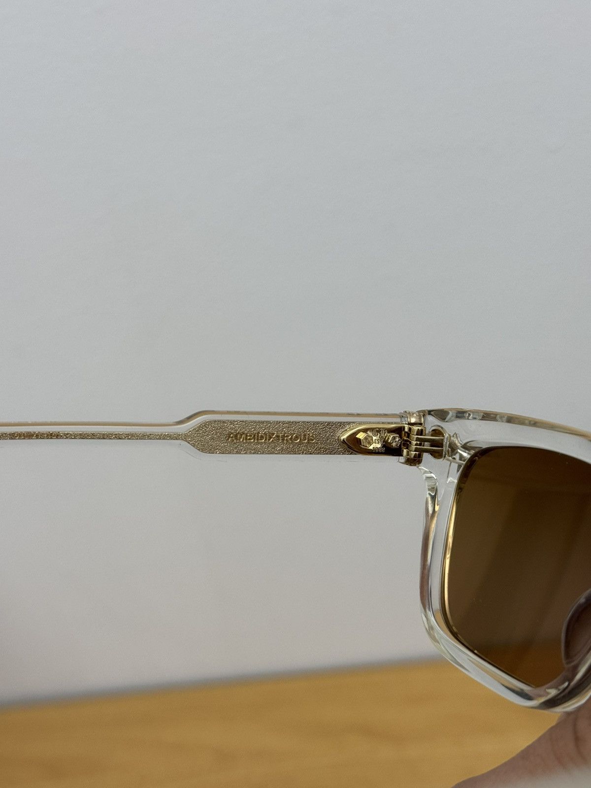 Chrome Hearts Chrome Hearts Ambidixtrous Crystal 18k Gold Glasses Size ONE SIZE - 15 Thumbnail