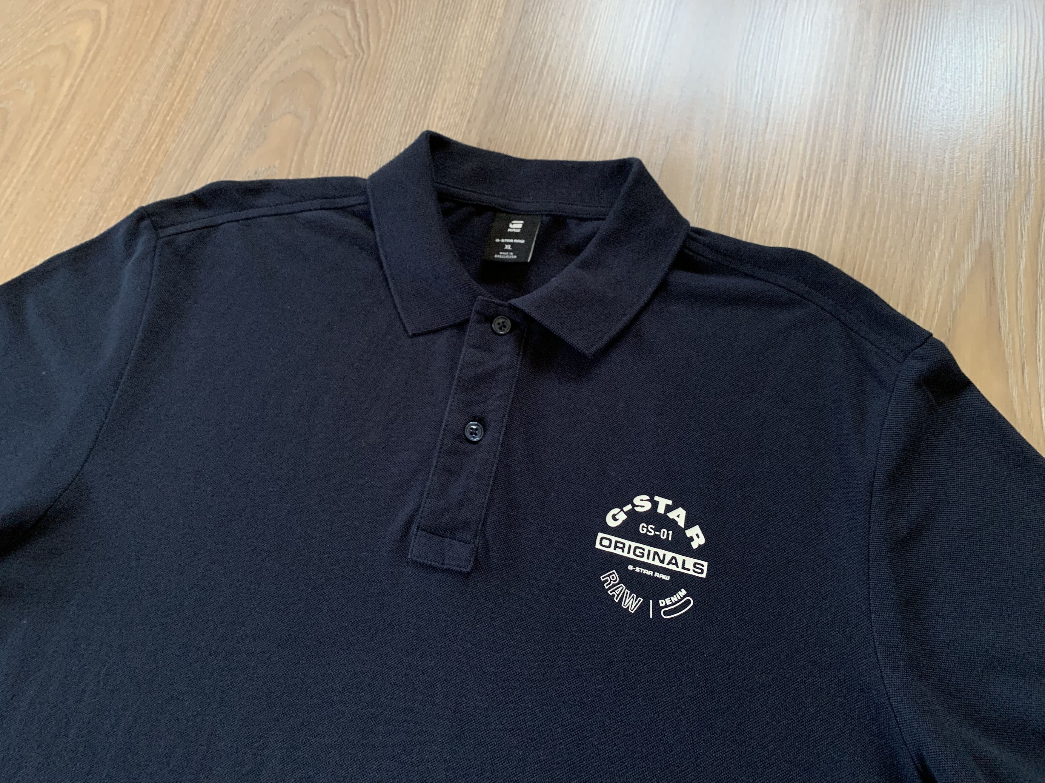 G-Star G Star Raw Basic Cotton Polo T Shirt Size US XL / EU 56 / 4 - 4 Thumbnail