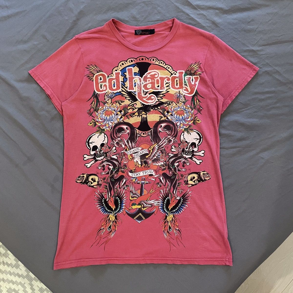 Christian Audigier Ed Hardy Skull Y2K punk T-shirt Size US S / EU 44-46 / 1 - 1 Thumbnail