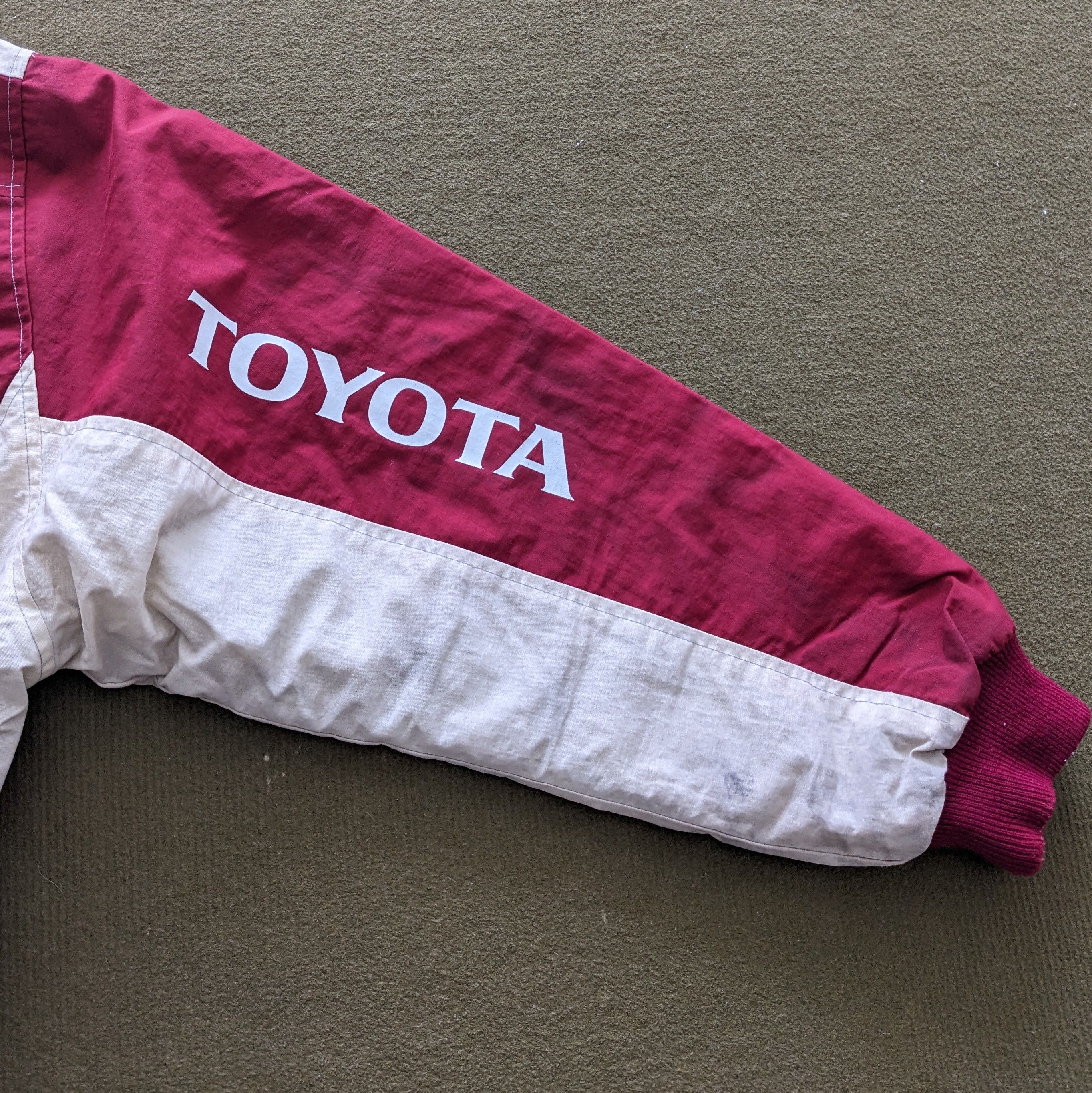Other Vintage TOYOTA Racing Bomber Jacket Size US XXL / EU 58 / 5 - 2 Thumbnail