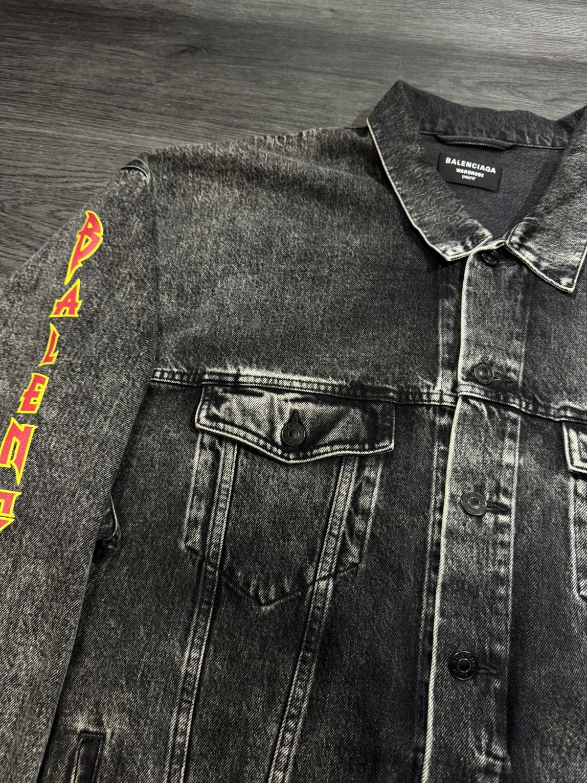 Balenciaga Balenciaga metal denim jacket Size US XL / EU 56 / 4 - 3 Thumbnail
