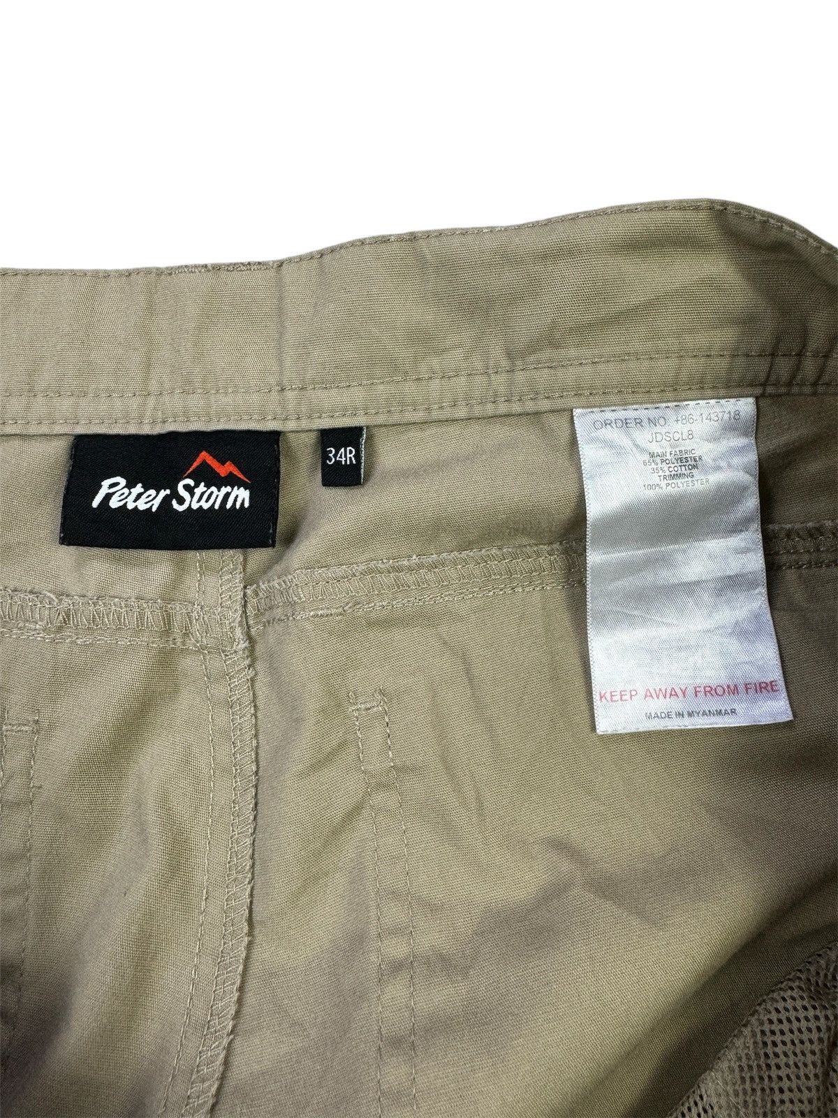 Japanese Brand Peter Storm Two Ways Cargo Pant Size US 34 / EU 50 - 8 Thumbnail