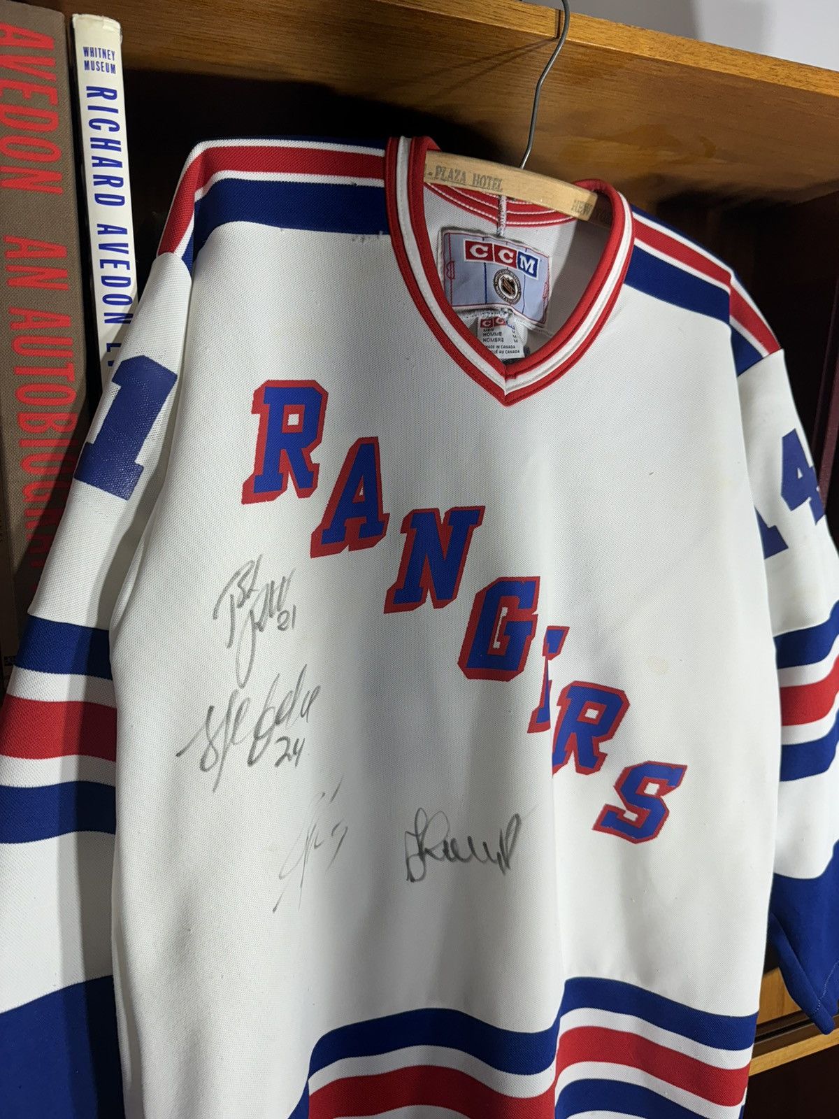 Vintage Vintage CCM Signed New York Rangers Jersey Size US M / EU 48-50 / 2 - 4 Thumbnail
