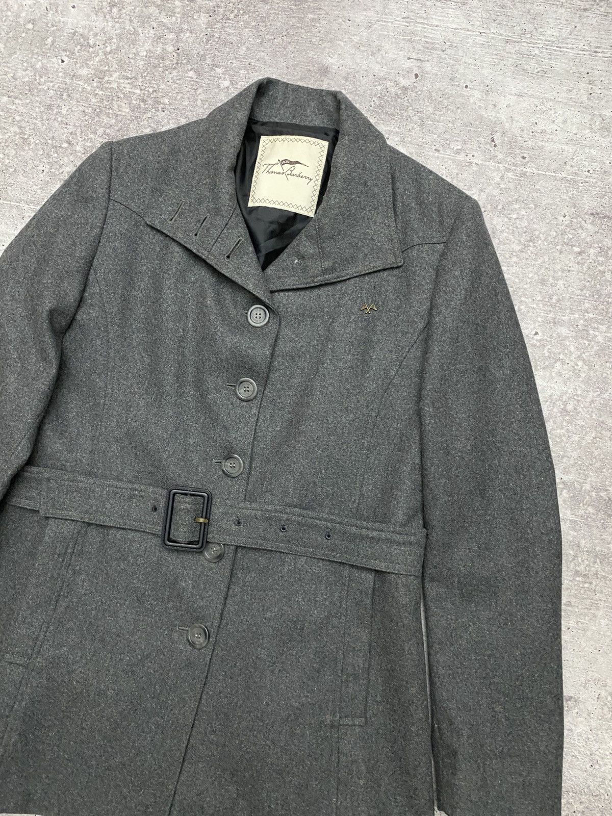 Burberry 🔥Thomas Burberry merino wool coat Size M / US 6-8 / IT 42-44 - 4 Thumbnail